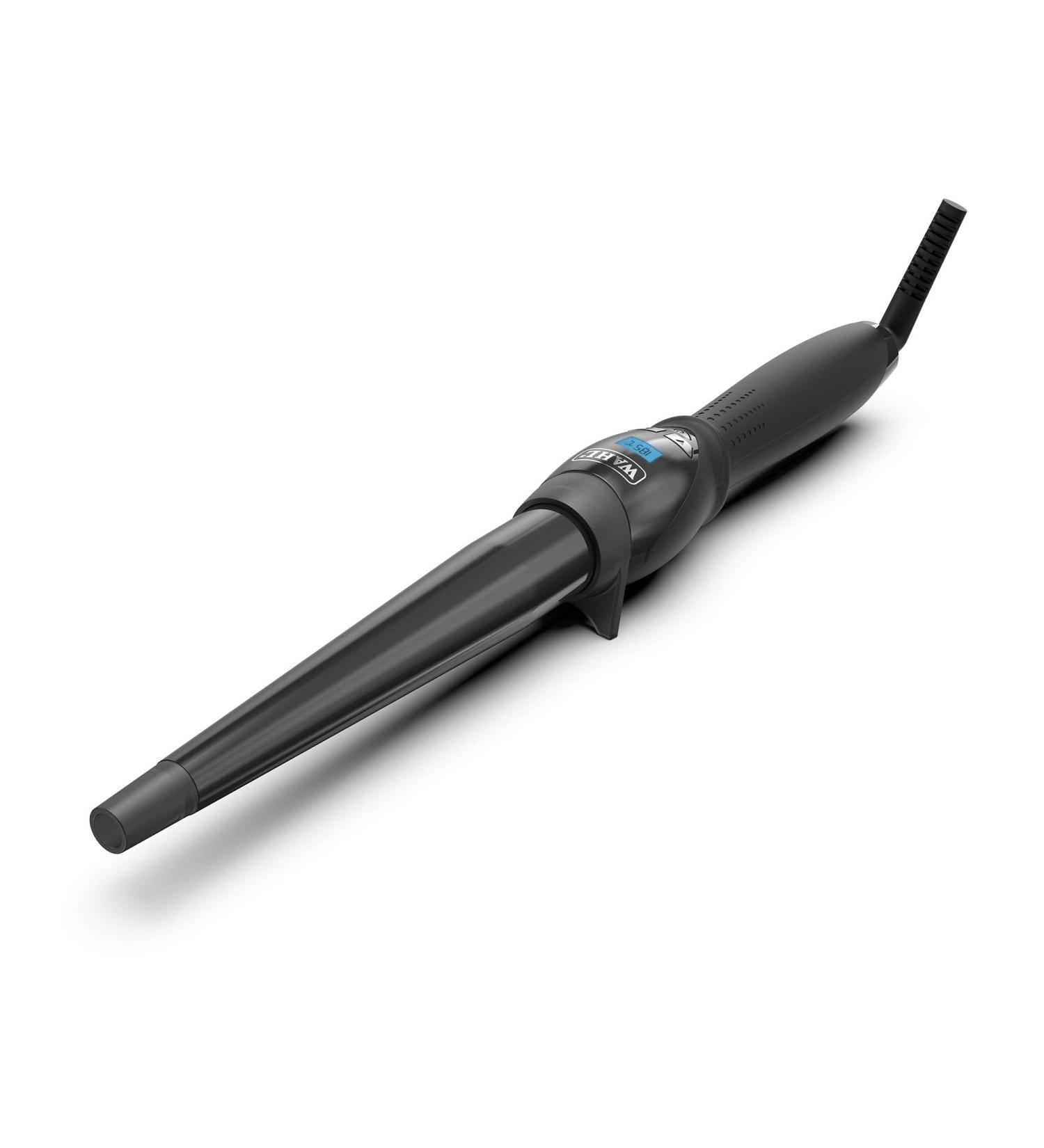 Wahl Pro Shine Conical Wand - Keratin Infused Ceramic Coated Barrel with Adjustable Digital Temperature Control - Buy Online on GoSupps.com