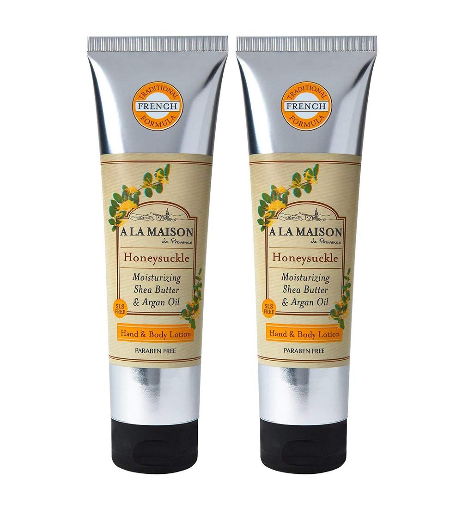 A LA MAISON Honeysuckle Lotion for Dry Skin - Natural Hand and Body Lotion 2 Pack - 8 oz Bottle - Buy Online on GoSupps.com