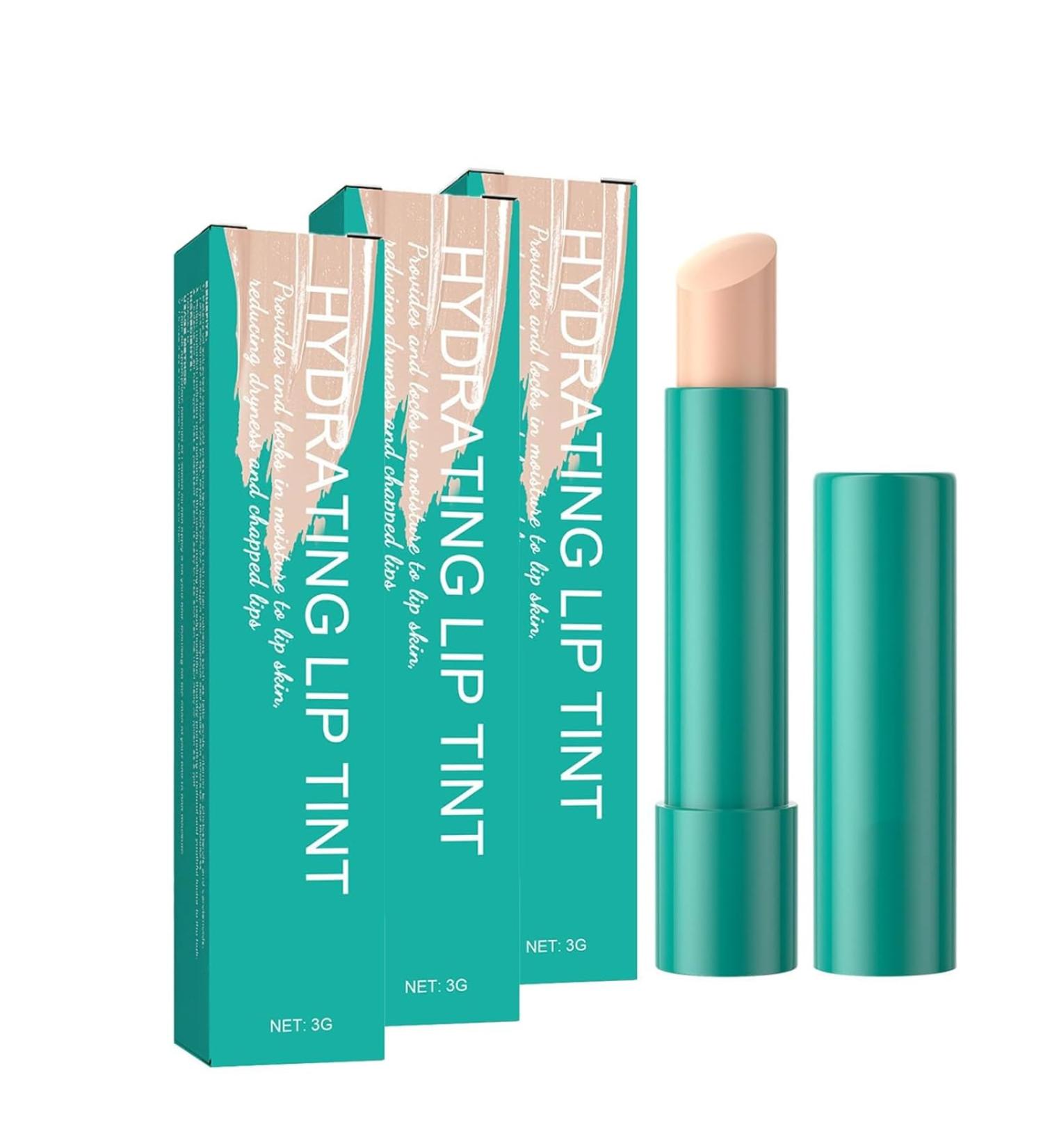 Moisturizing Lip Tint Natural Ingredients Conditioning and Nourishing Tinted Lip Balm Non-Sticky and Long Lasting - Buy Online on GoSupps.com