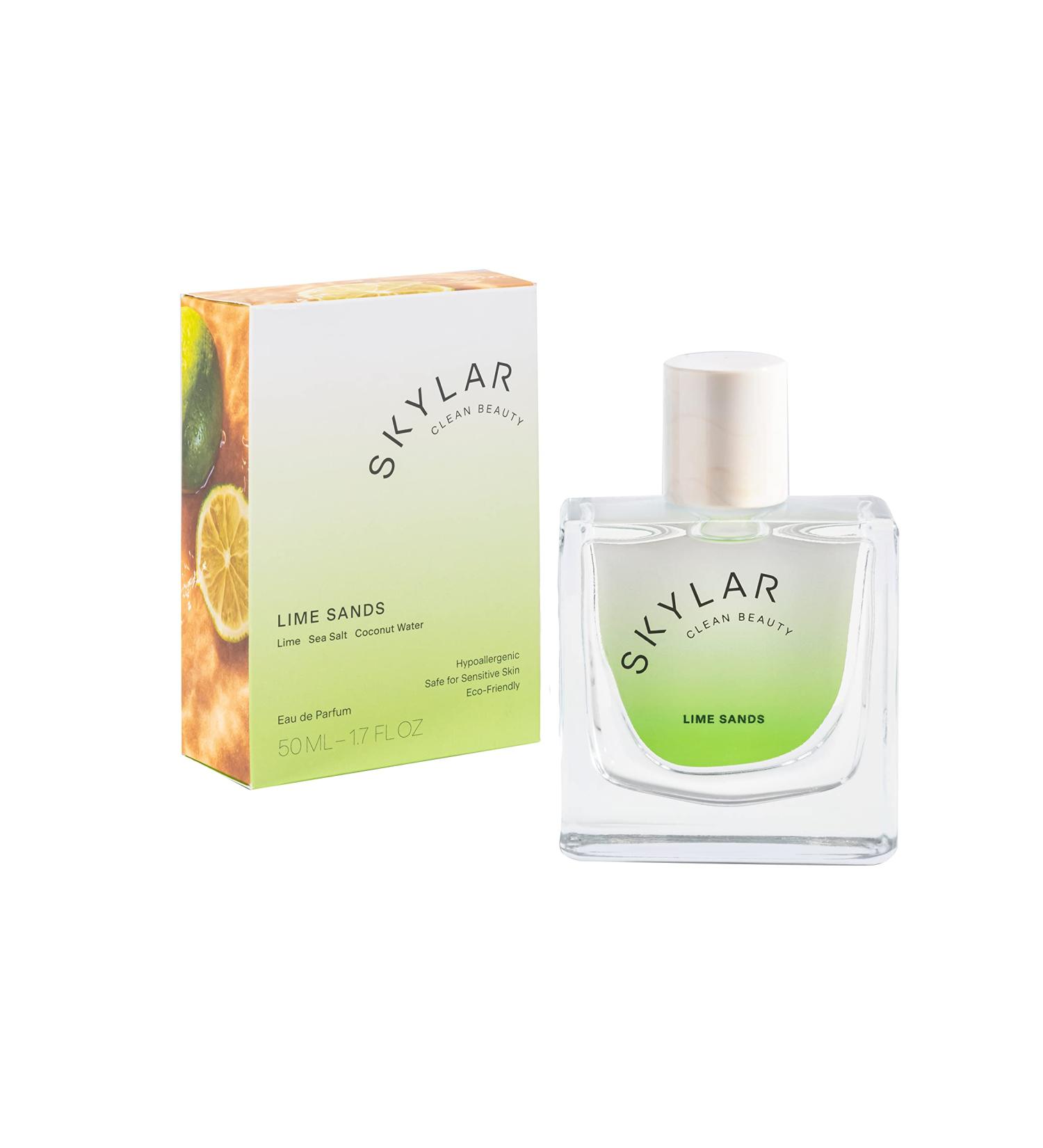 Skylar Lime Sands Eau de Parfum - Hypoallergenic & Clean Perfume for Women & Men Vegan & Safe for Sensitive Skin - Woody Citrus Perfume with Notes of Lime Sea Salt & Coconut Water - 50mL /1.7 Fl oz - Buy Online on GoSupps.com