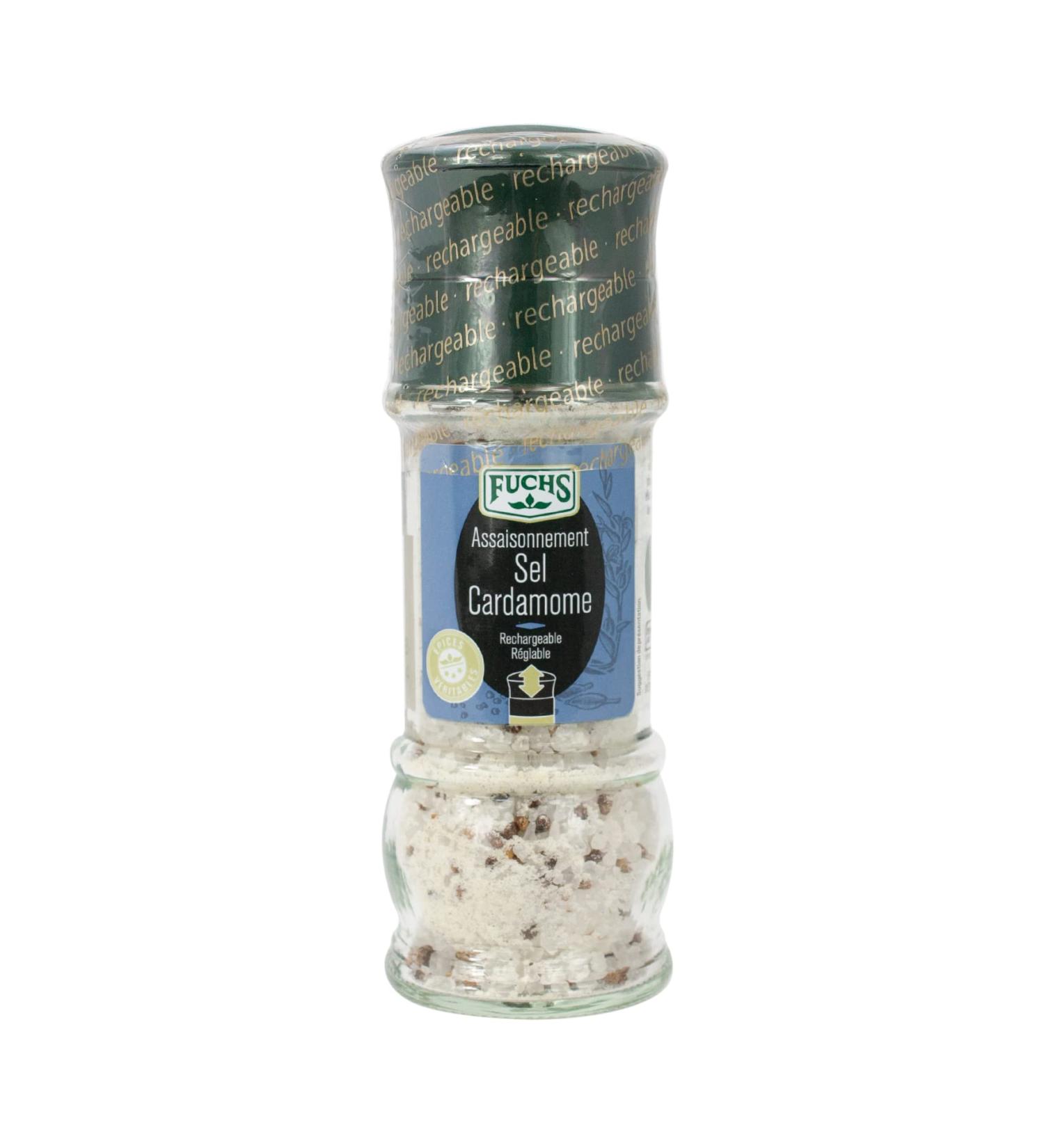 FUCHS Real Spices Seasoning Salt Cardamom Grinder Premium 120g - Buy Online on GoSupps.com