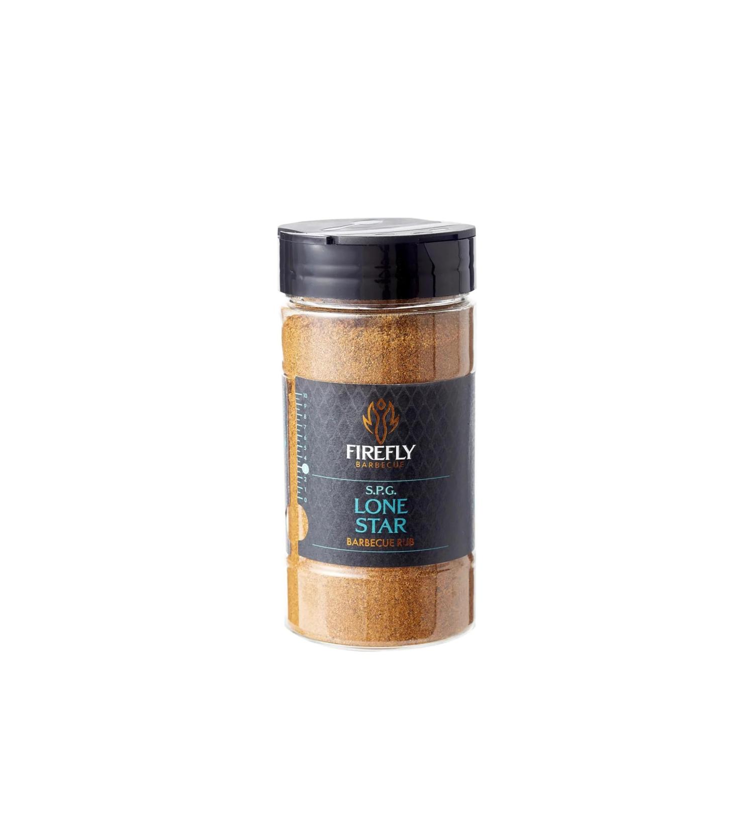 Firefly BBQ Lone Star SPG Rub - Authentic Texas Flavour for Brisket Steak and More (200g) - Buy Online on GoSupps.com