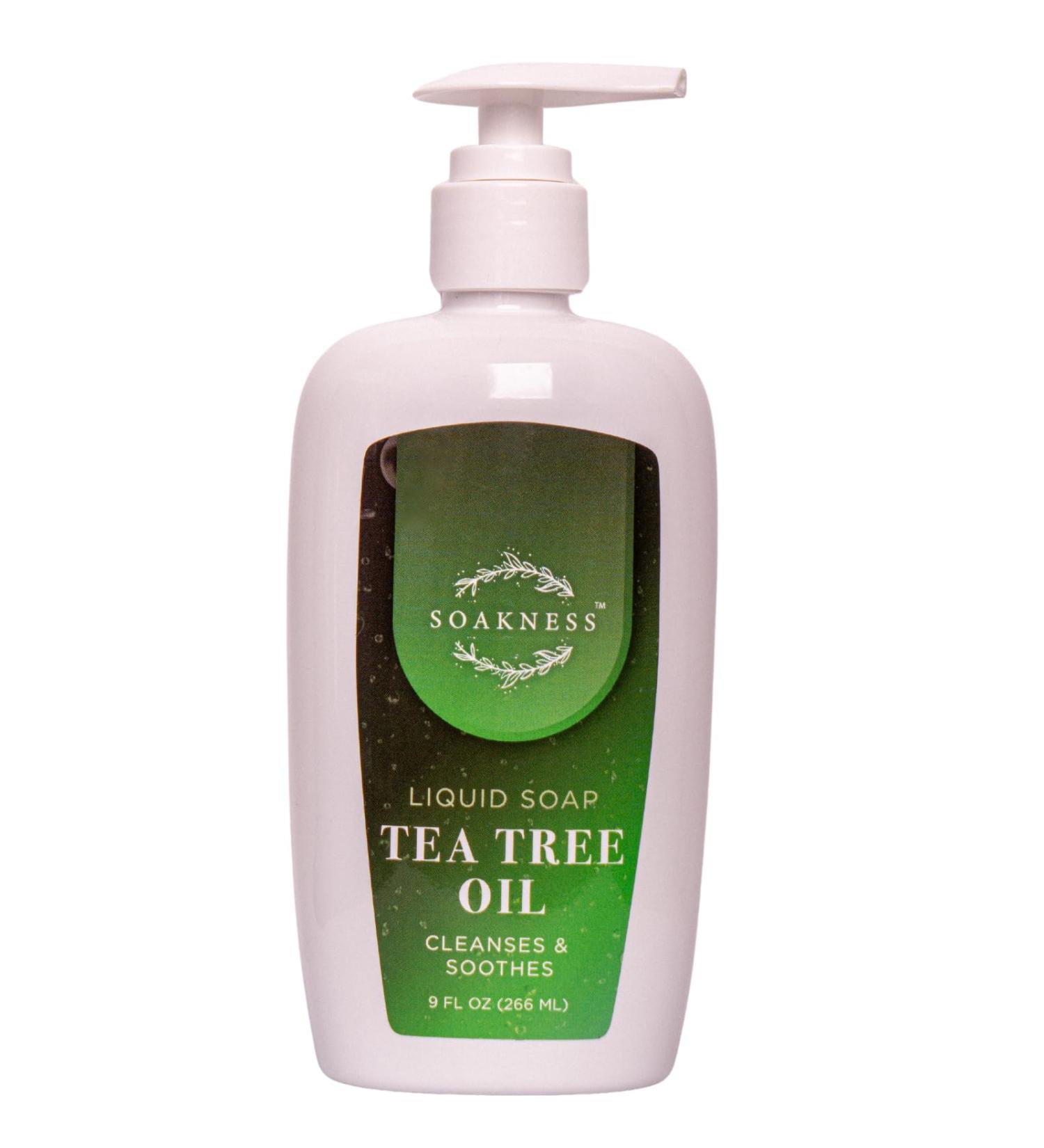Liquid Hand Soap with Tea Tree Oil - Gentle Cleansing & Nurturing Multi-Purpose Hand Wash 9 fl oz | Shop Internationally - Buy Online on GoSupps.com
