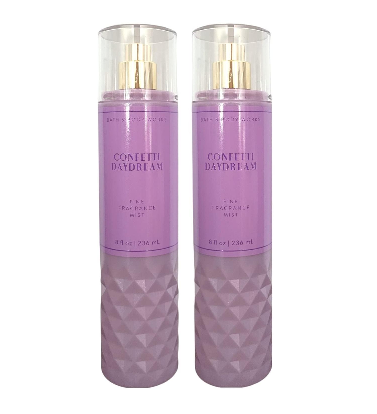 Bath and Body Works Confetti Daydream Fine Fragrance Body Mist Gift Set - Value Pack Lot of 2 (Confetti Daydream)