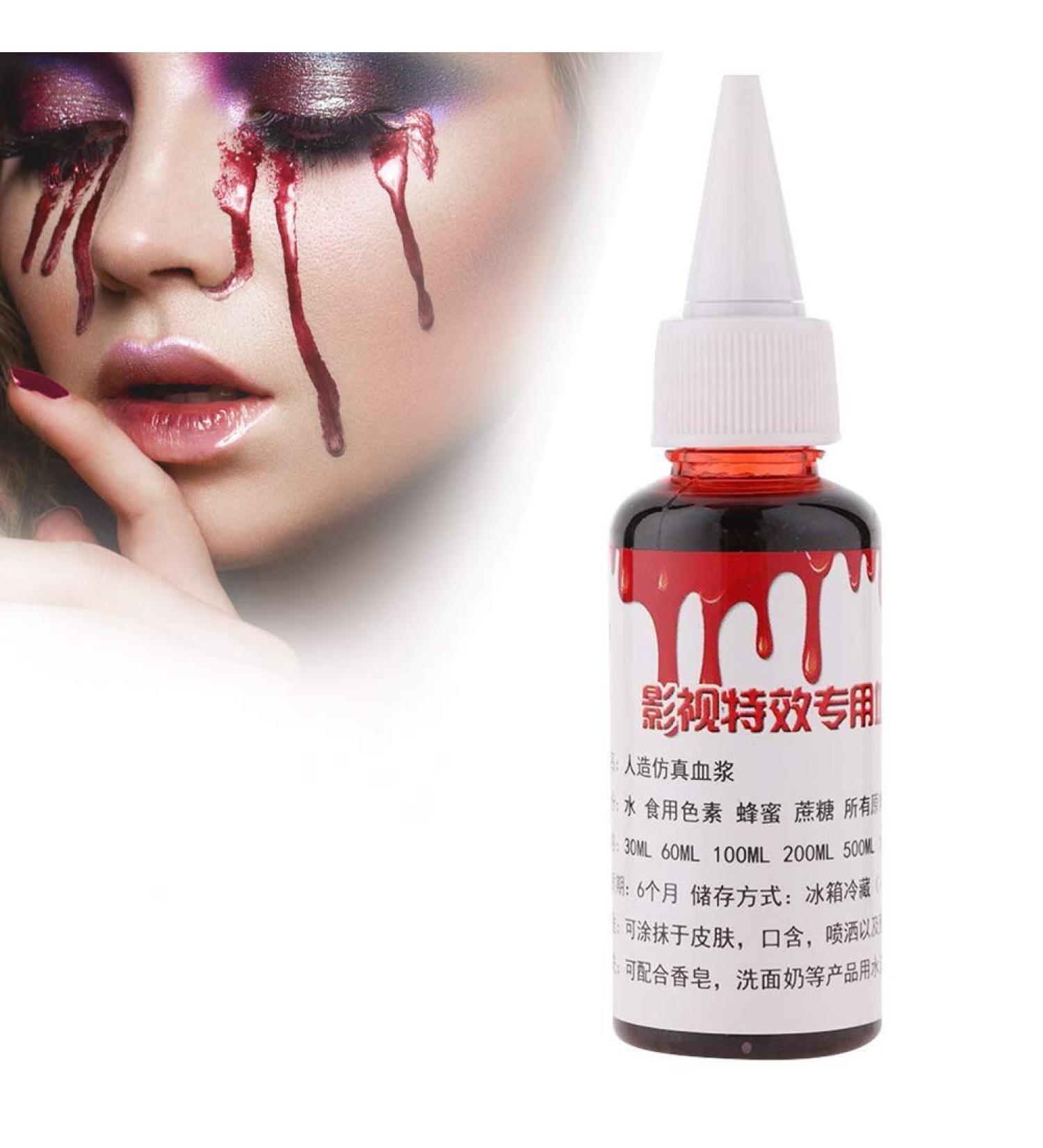 Professional Face Gel Paint Blood for Special Effects | 50ml Fake Blood Gel for Halloween Witches & Vampire Scars - Buy Online on GoSupps.com