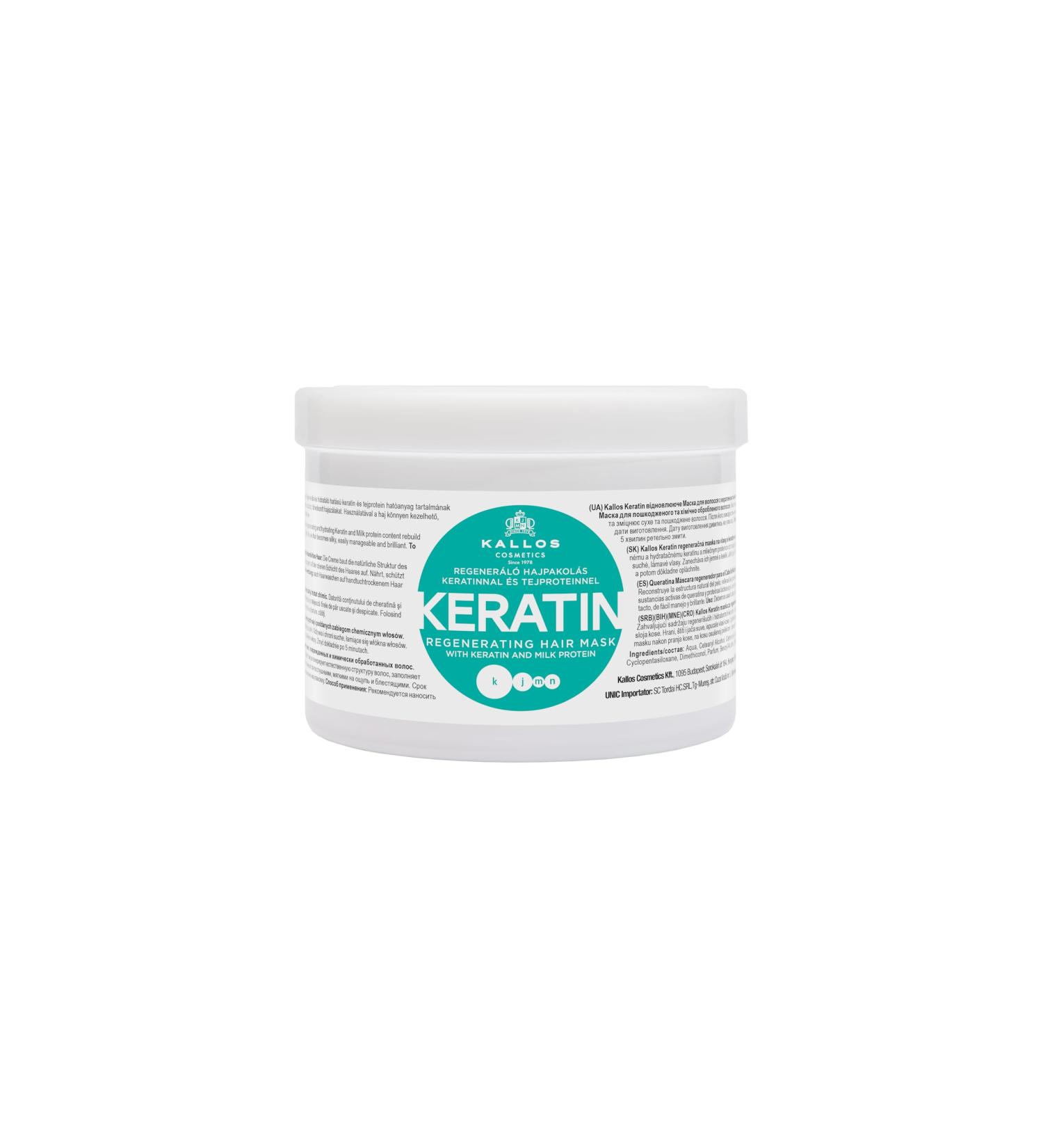 KJMN Masque capillaire r g n rant la k ratine et aux prot ines de lait pour cheveux secs ab m s et trait s chimiquement 500 ml - Buy Online on GoSupps.com