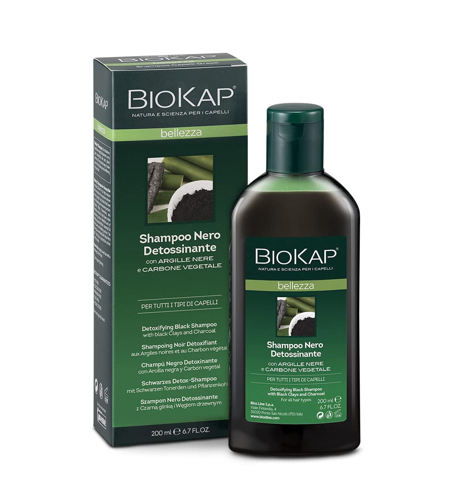 Champu Negro Detox 200ml Biokap - Buy Online on GoSupps.com