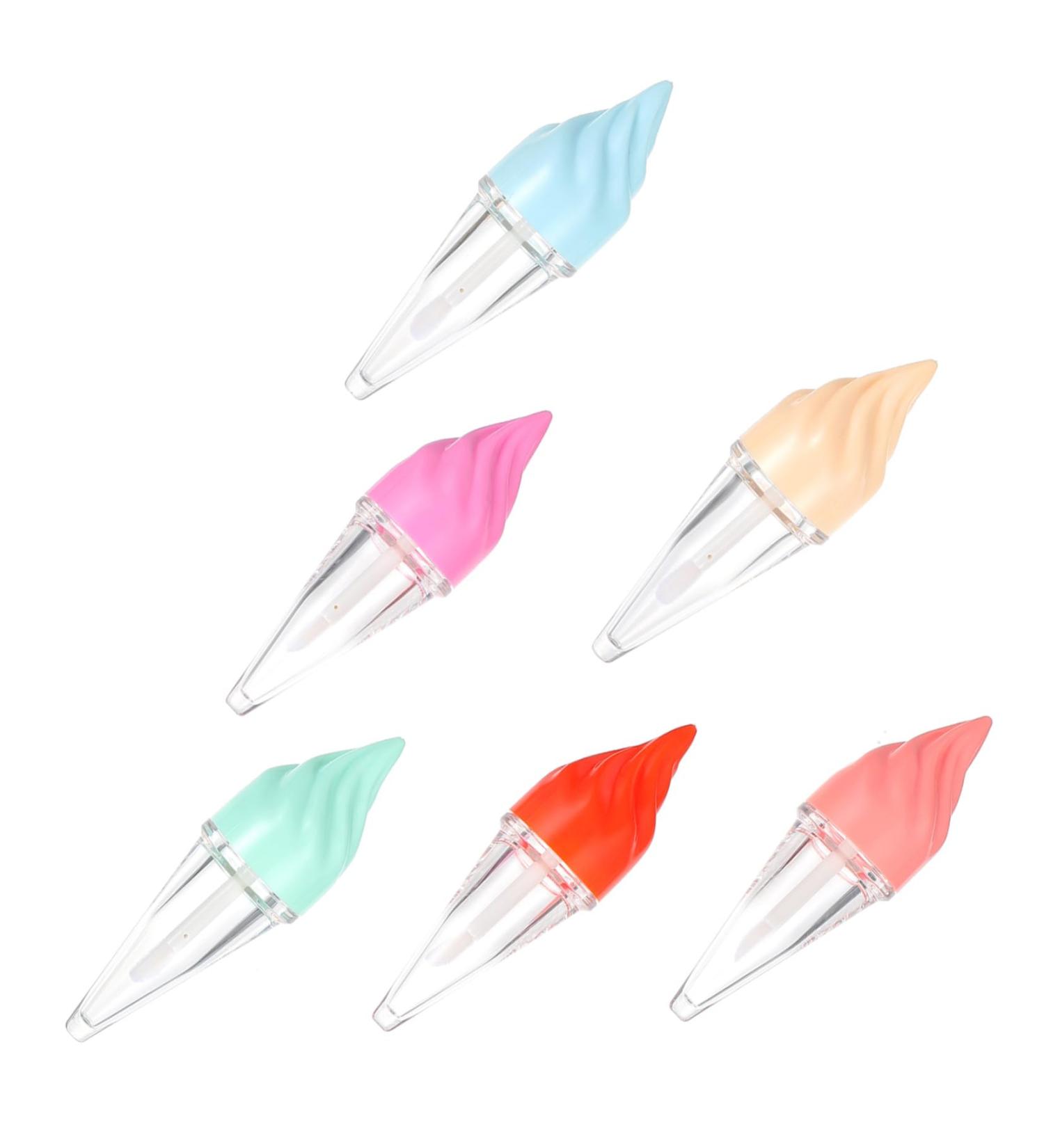 Gatuida Lot De 6 Tubes De Gloss L vres Forme Glac e Portable Et Rechargeable Plastique Transparent Pour Maquillage L vres Diy D butants Et Usage Quotidien Voyage - Buy Online on GoSupps.com