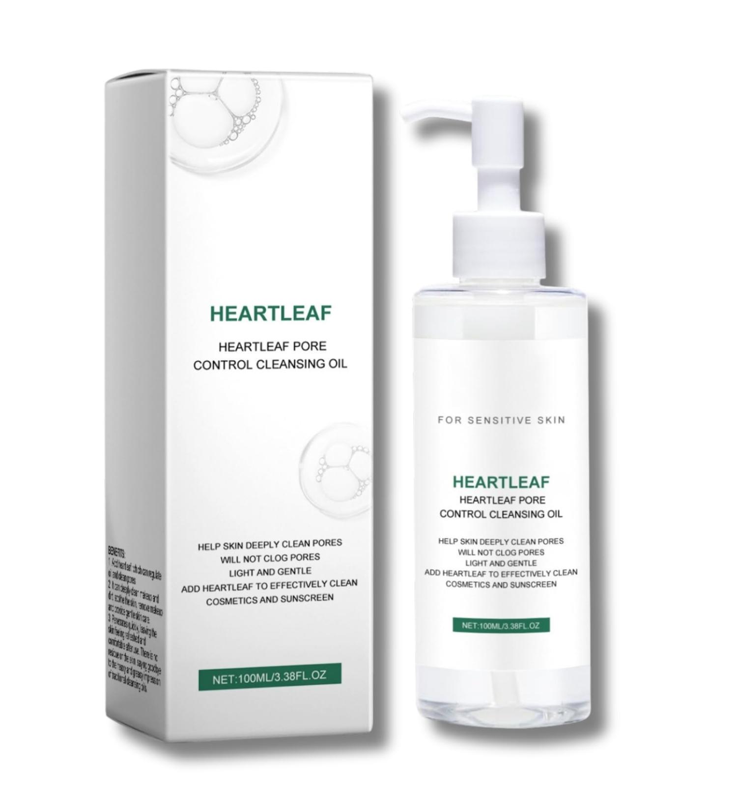 Natural Makeup Remover Oil - Houttuynia Cordata Cleansing Oil - Oil Cleanser for Face Eye Noes - Facial Oil Based Cleanser for All Skin Types & Daily Makeup - Skin Care for Deep Cleansing Oil - Buy Online on GoSupps.com