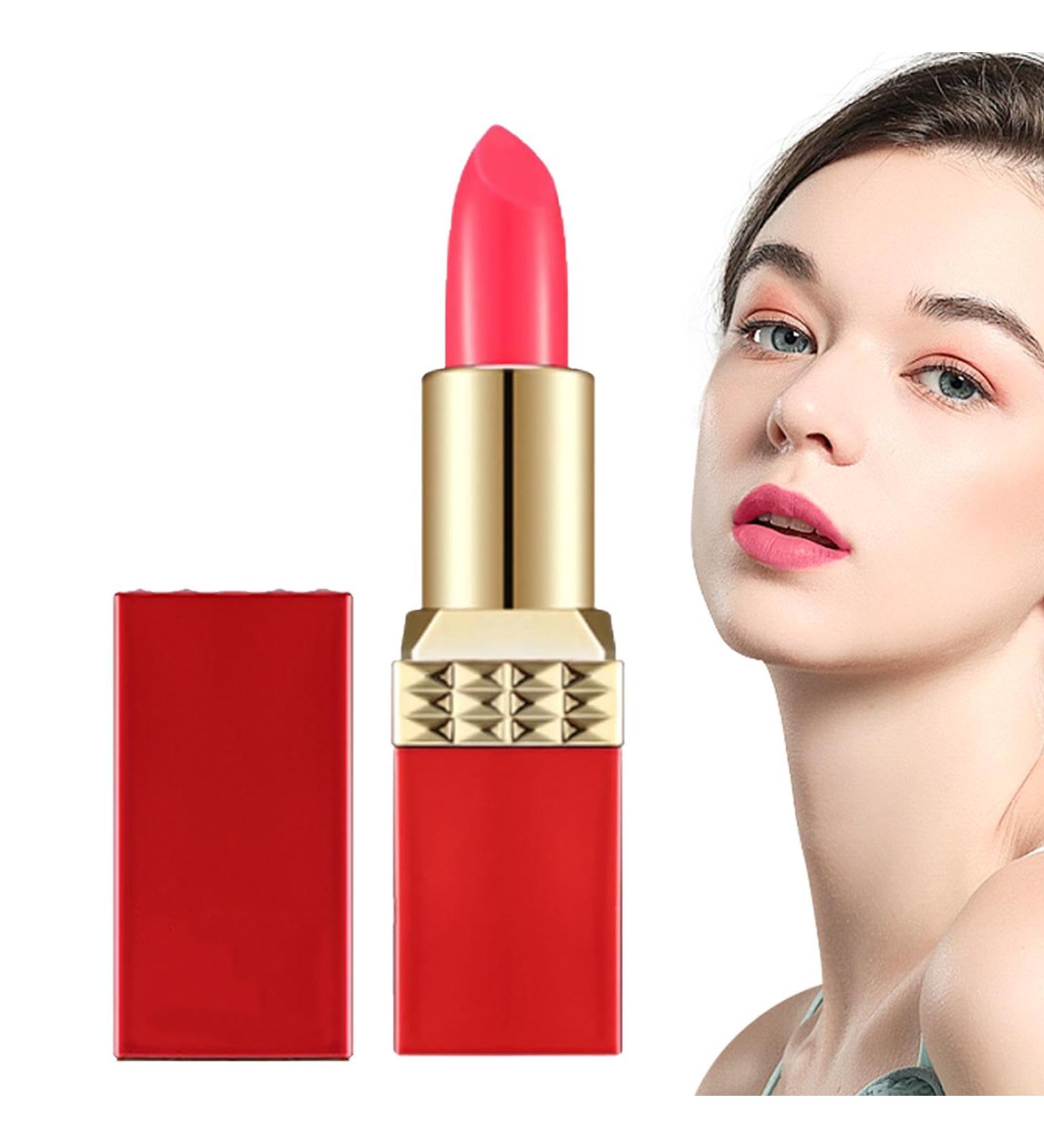 Non-stick lipstick waterproof lipstick | Creamy lipstick | Long-lasting all-day moisturizing lipstick natural waterproof lipstick for women and girls - Buy Online on GoSupps.com