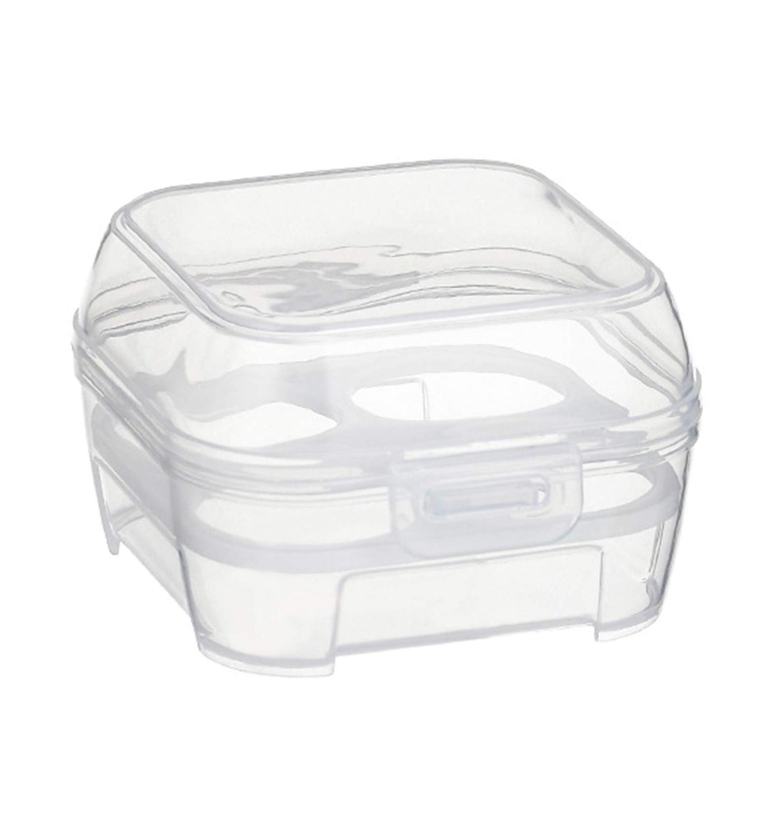 SZYDD Transparent 4 Grids Travel Beauty Powder Puff Storage Box Makeup Drying for - Buy Online on GoSupps.com