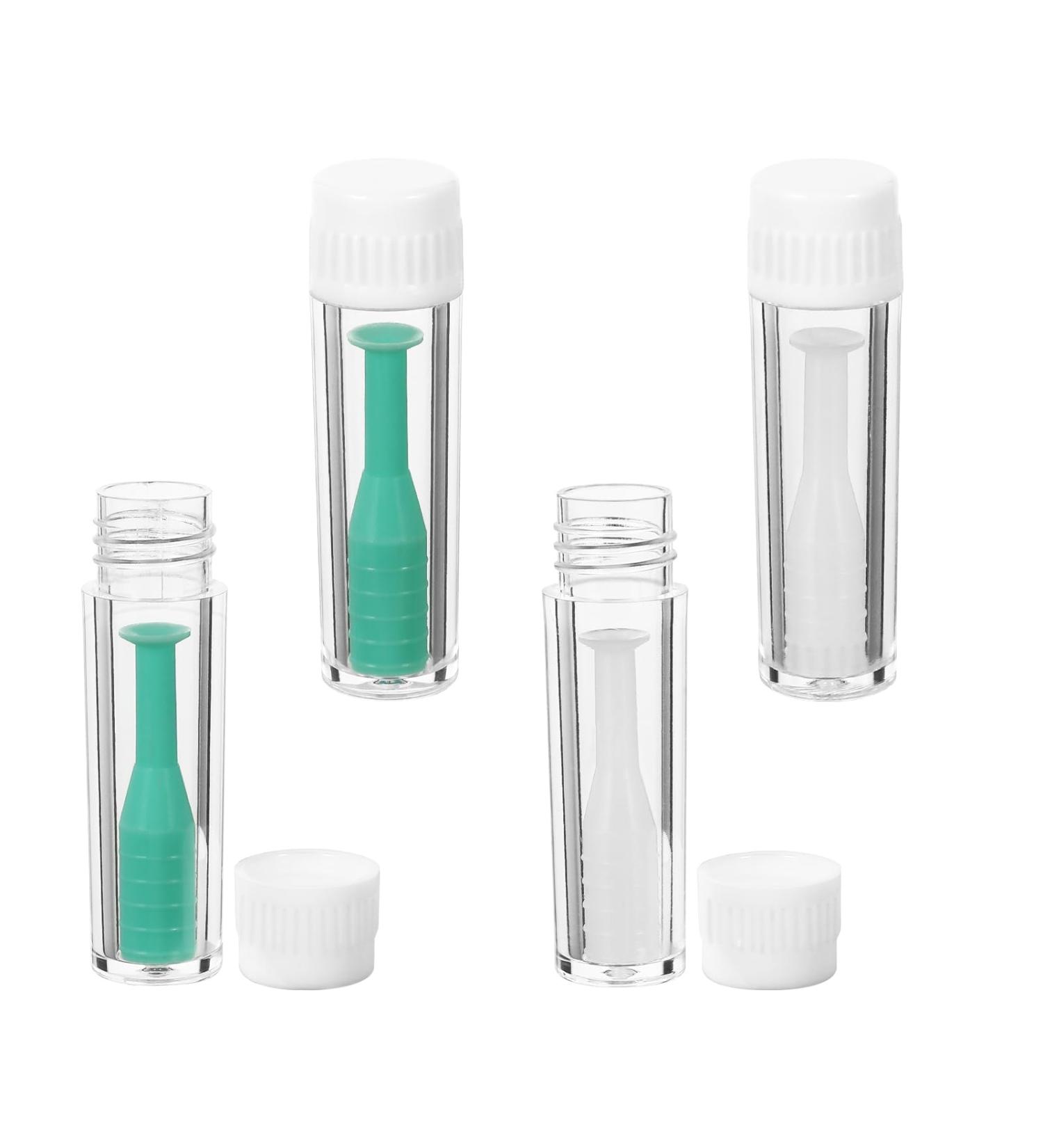 4 PCS Silicone Contact Lens Inserter Remover Plunger Hard Lens Remover Holder Contact Lens Applicator Cup Soft Contact Lens Removal Tool Suction Stick for Soft Lenses - Buy Online on GoSupps.com