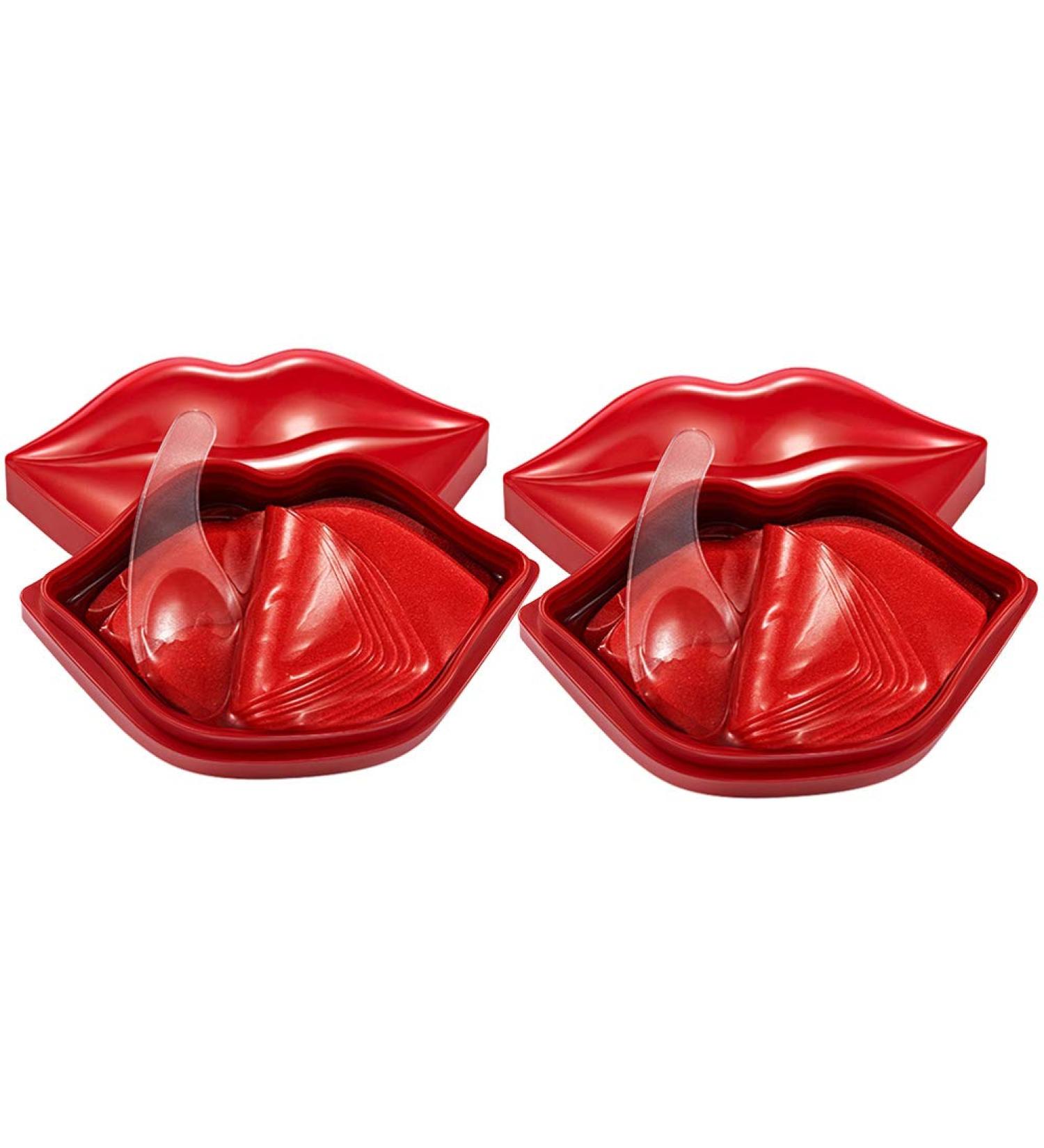 Heallily 40-Piece Gel Lip Mask Box | Moisture & Collagen Lip Pads for Women | Anti-Aging & Fine Lines Lip Care - Buy Online on GoSupps.com