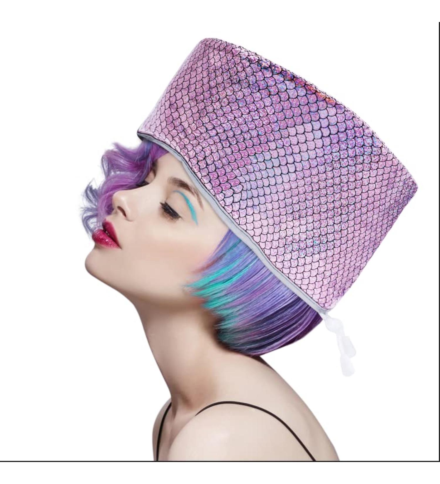 YISJION Hair Steamer Heat Cap for Deep Conditioning - Shining Colorful - Buy Online on GoSupps.com