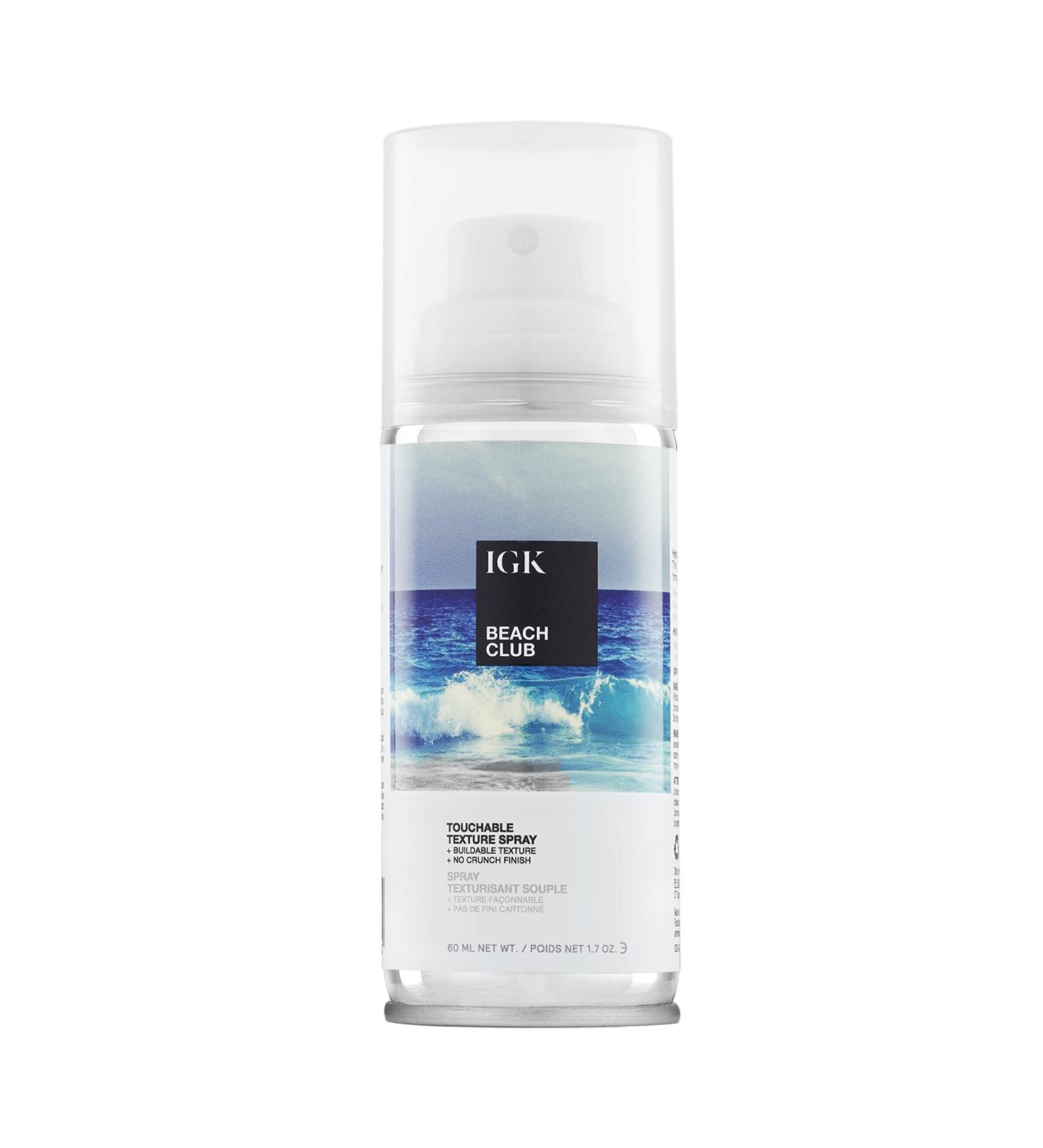 IGK BEACH CLUB Touchable Texture Spray | Hold + Volume + Lightweight | Vegan + Cruelty Free | 1.7 Fl Oz (Pack of 1) - Buy Online on GoSupps.com