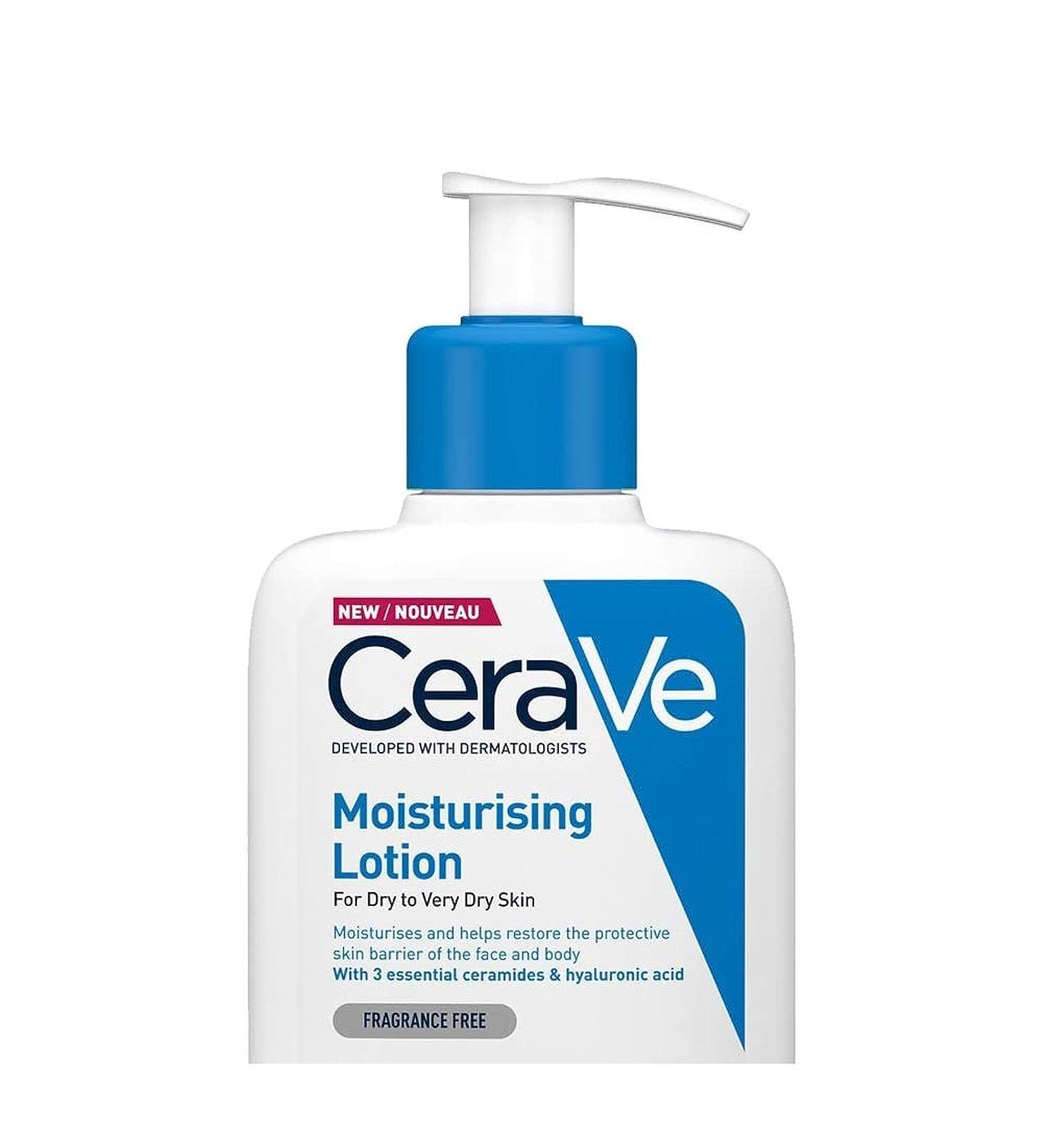 CeraVe Moisturising Lotion for Dry Skin | 236 ml | Hydrate & Repair Skin Barrier - Buy Online on GoSupps.com