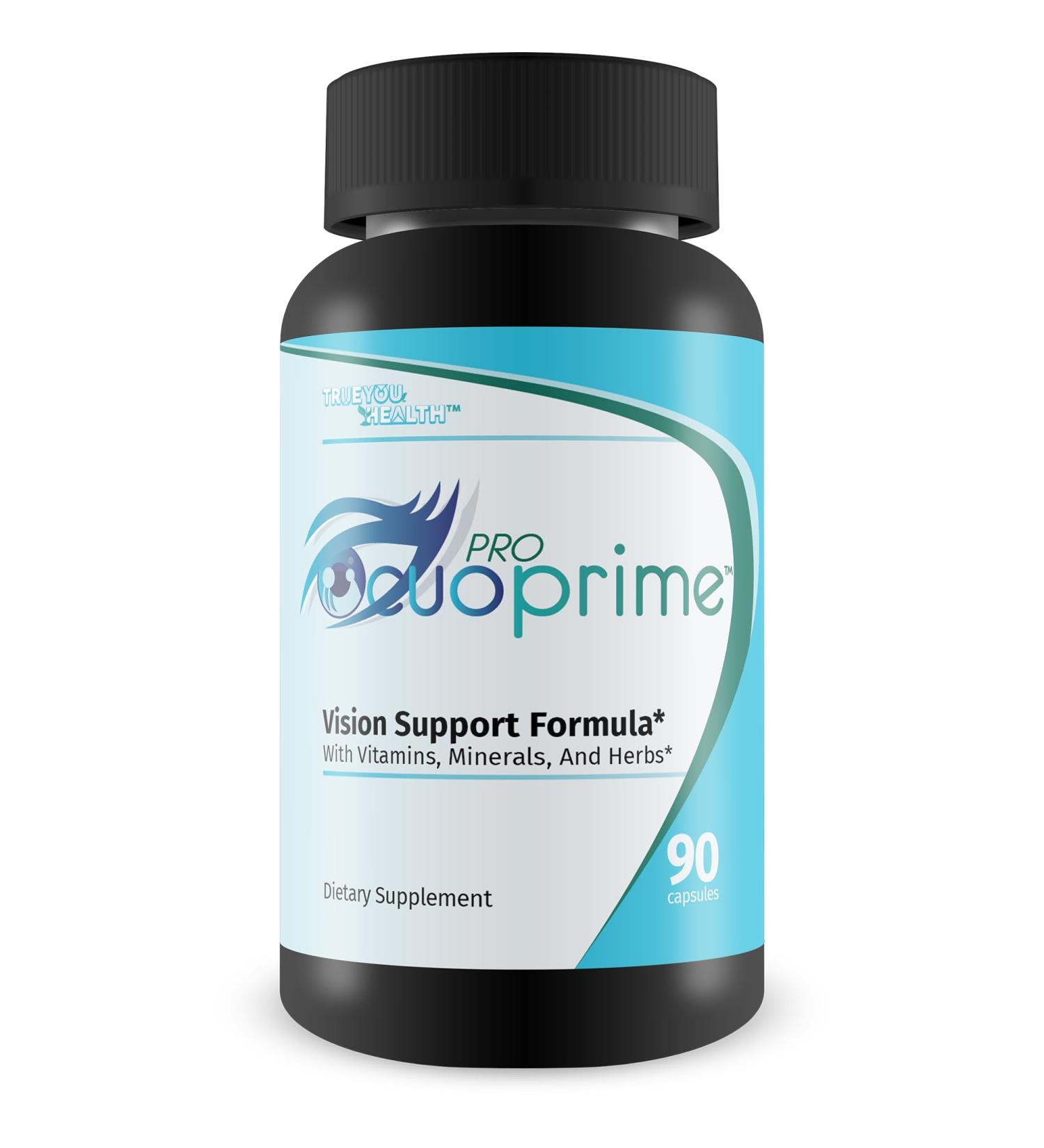 Pro Ocuoprime - Eye Health & Vision Health Support Supplement - Promote Healthy Eyesight & Clear Vision - Help Reduce Eye Strain Eye Pressure Dry Eyes & Blurred Vision - Pro Ocuprime Vision Formula - Buy Online on GoSupps.com