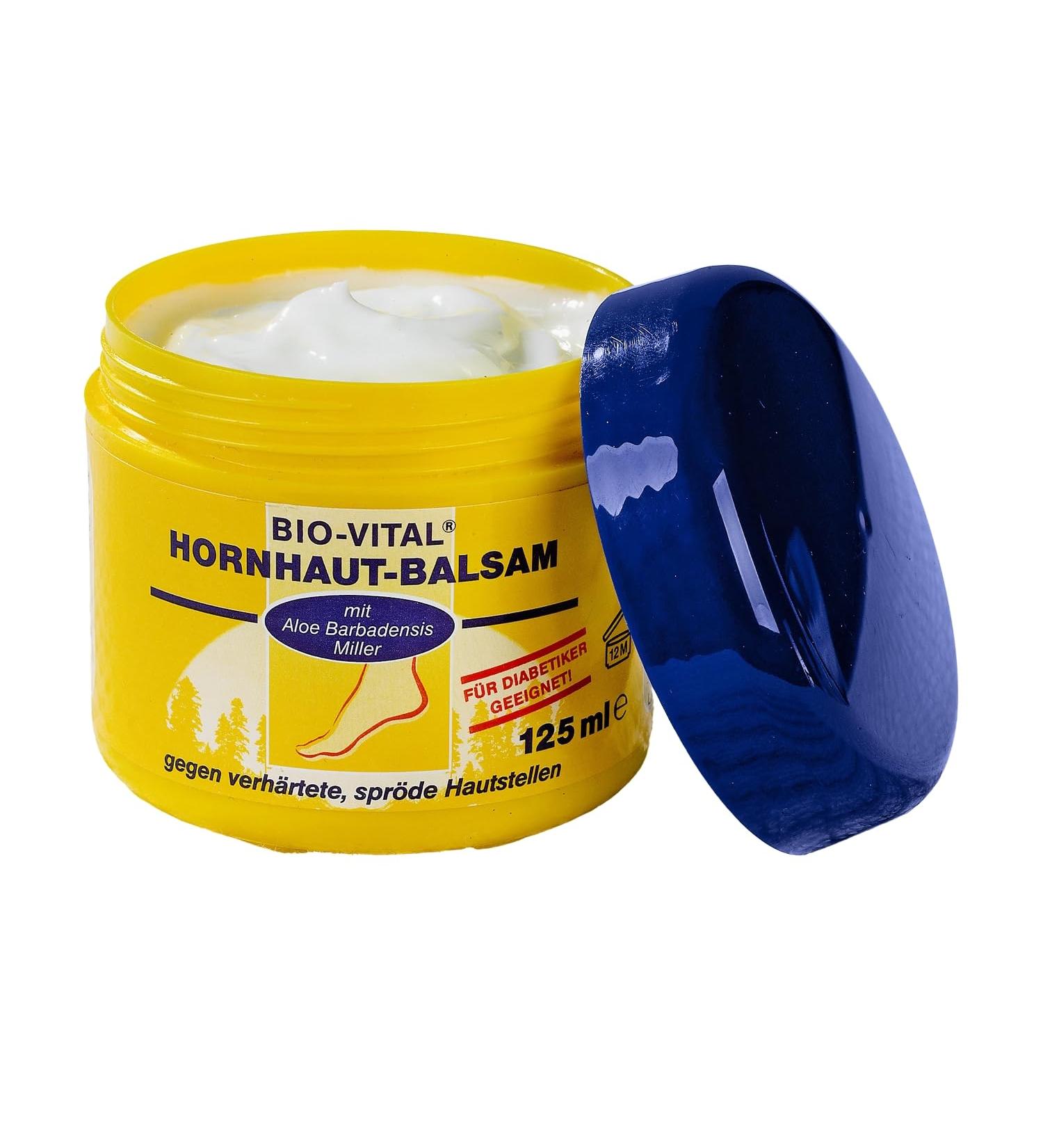  3 PAGEN 3 PAGEN "Bio-Vital" callus balm with aloe vera to remove calluses and calluses - callus remover gel with regenerating effect - foot care cream - 125 ml - Made of - Buy Online on GoSupps.com