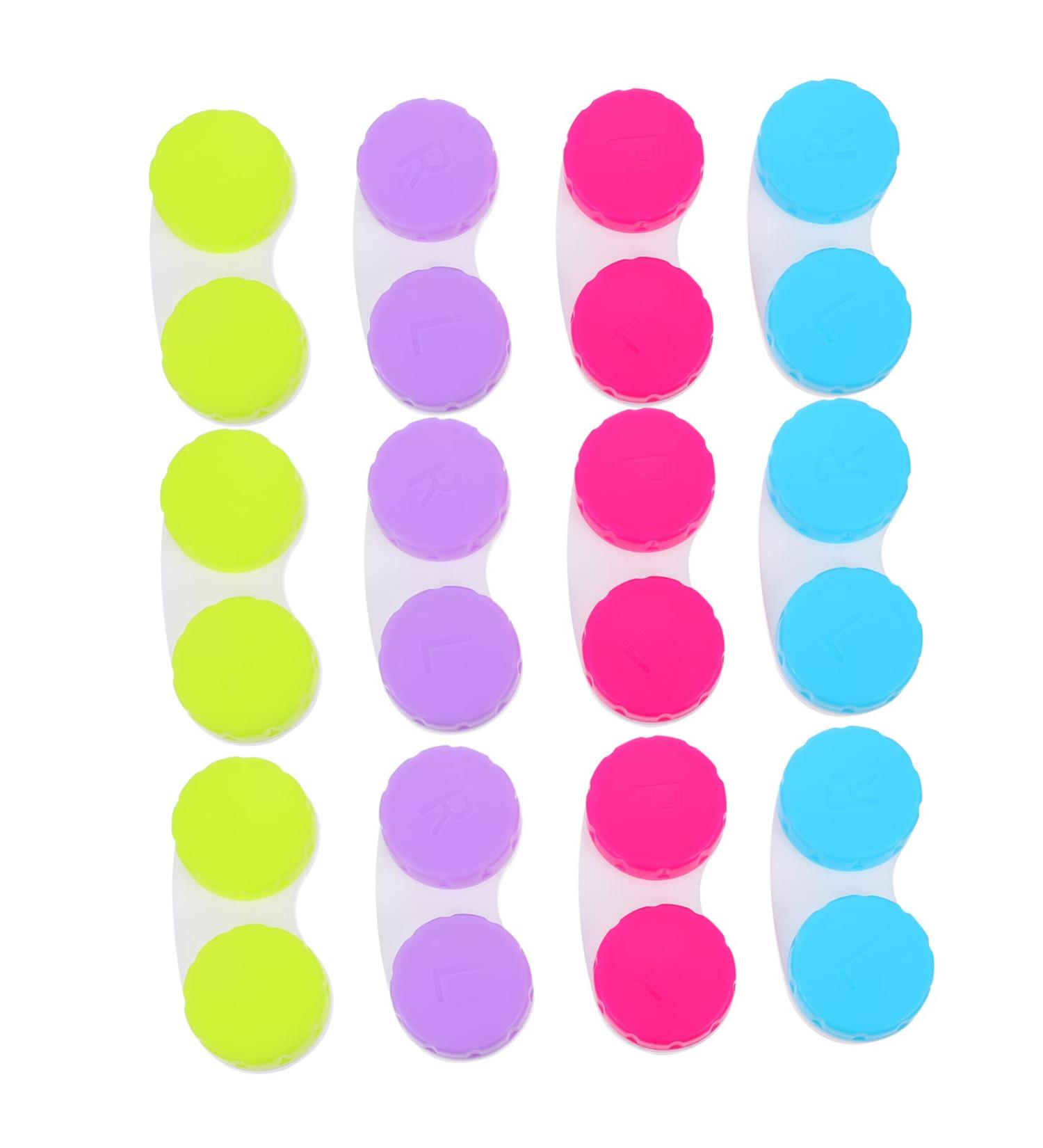 Buy Abaodam 90 PCS Contact Lens Case with Mirror - Foil Plastic Travel Bulk Toy Box - International Shipping Available - Buy Online on GoSupps.com