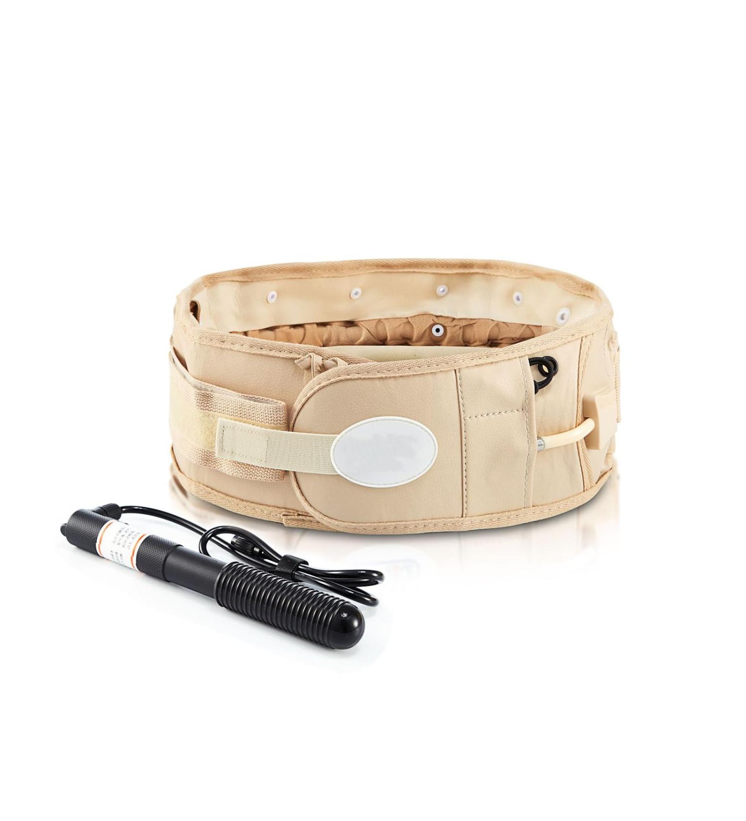 RKXKJ Inflatable Decompression Belt - Spinal Back Support with 28 H-Shaped Air Columns & Bionic Cartilage System for Pain Relief | International Shipping Available - Buy Online on GoSupps.com
