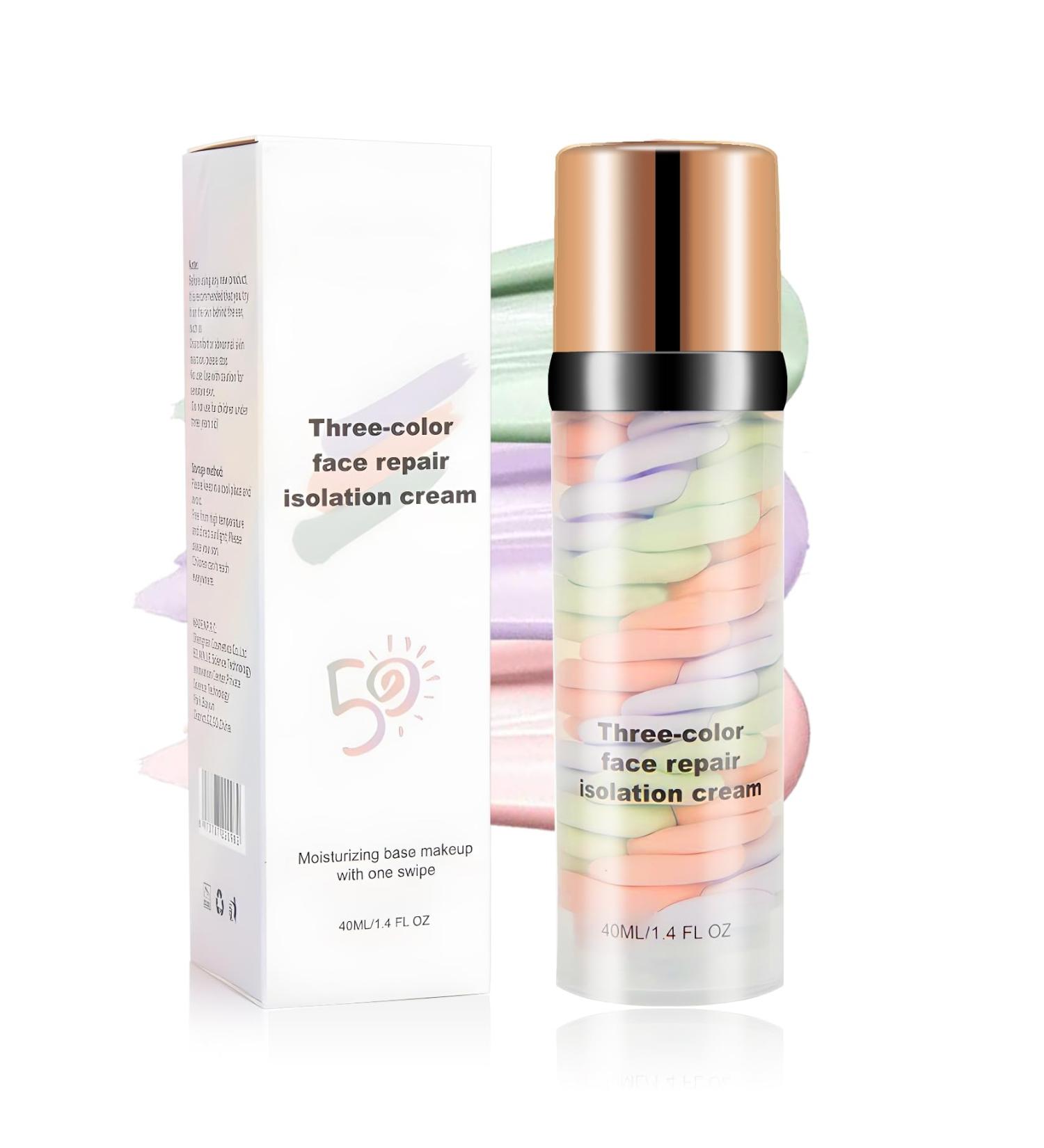 3 in 1 Color Corrector Makeup Primer - Tinted Moisturizer & Brightening Serum for Flawless Skin Tone | International Shipping Available - Buy Online on GoSupps.com