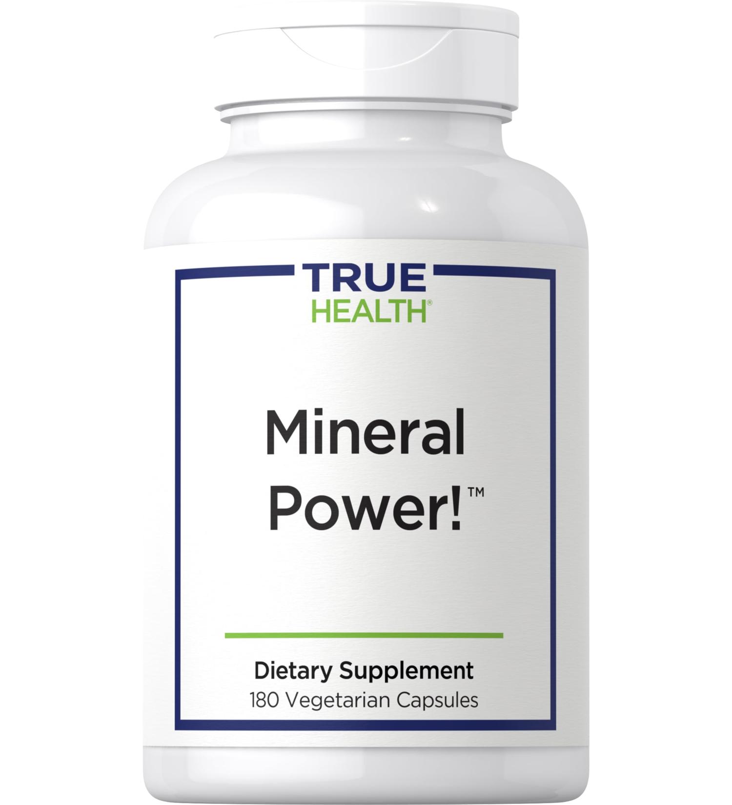 True Health - Mineral Supplement - with Magnesium Zinc and Iodine - 180 Capsules