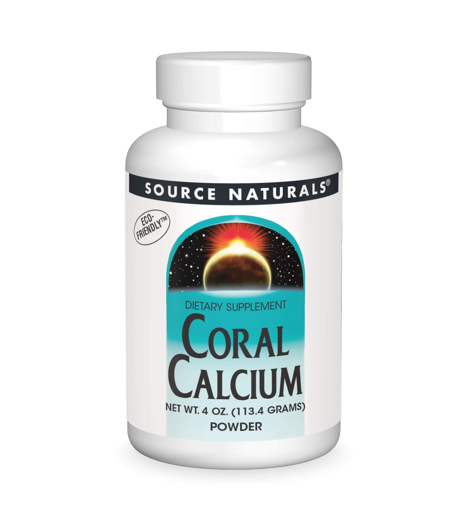 Source Naturals Coral Calcium Powder - 4 oz | Pure Marine Grade Formula - Buy Online on GoSupps.com