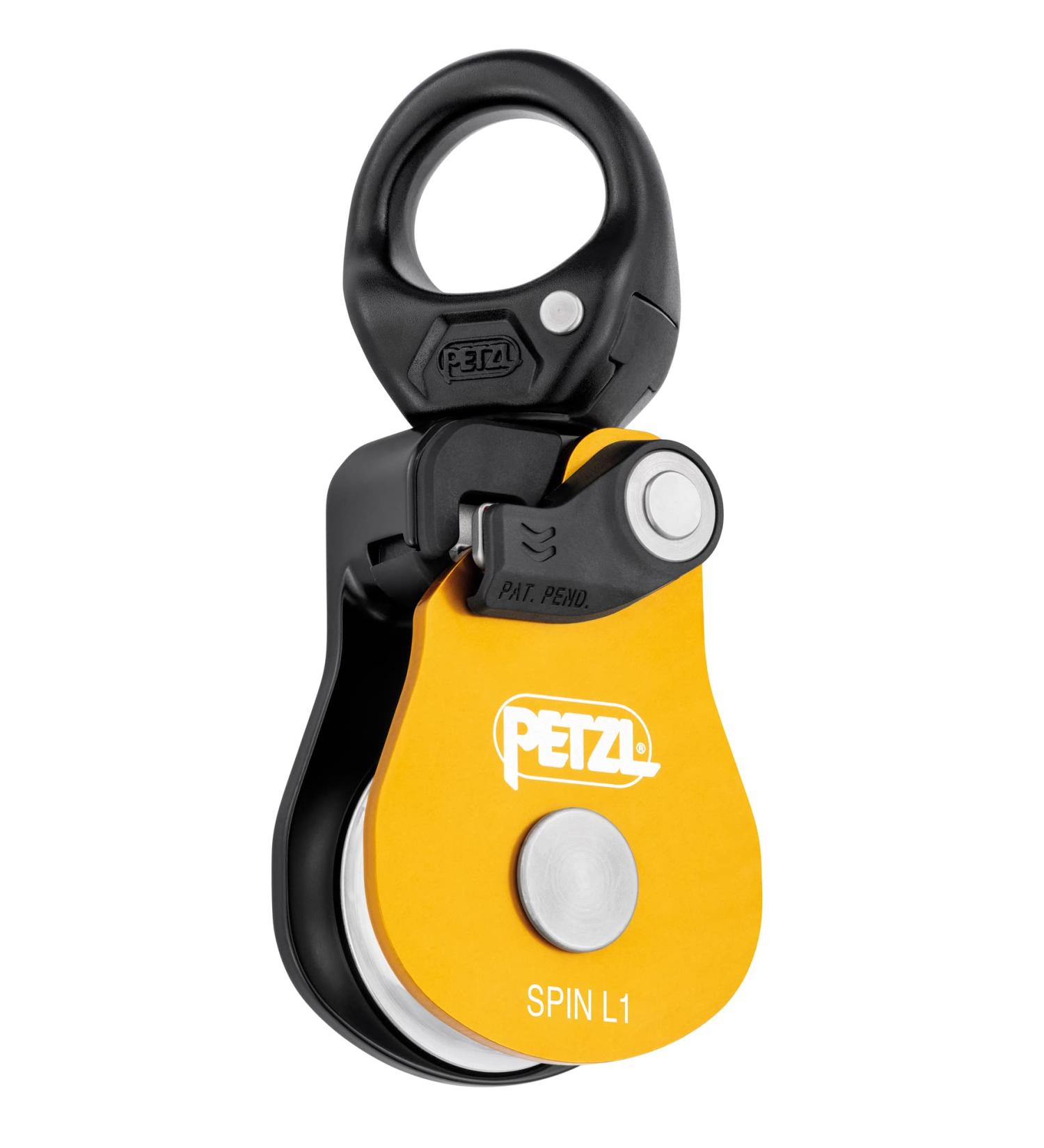 Petzl Spin L1 Simple Pulley - High Output & Lightweight - Yellow | Walker One Size - Buy Online on GoSupps.com