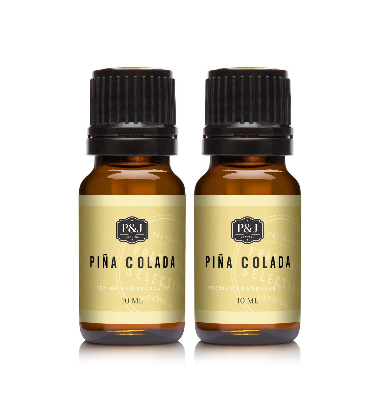 P&J Trading Fragrance Oil | Pina Colada Oil 10ml 2pk - Candle Scents for Candle Making Freshie Scents Soap Making Supplies Diffuser Oil Scents - Buy Online on GoSupps.com