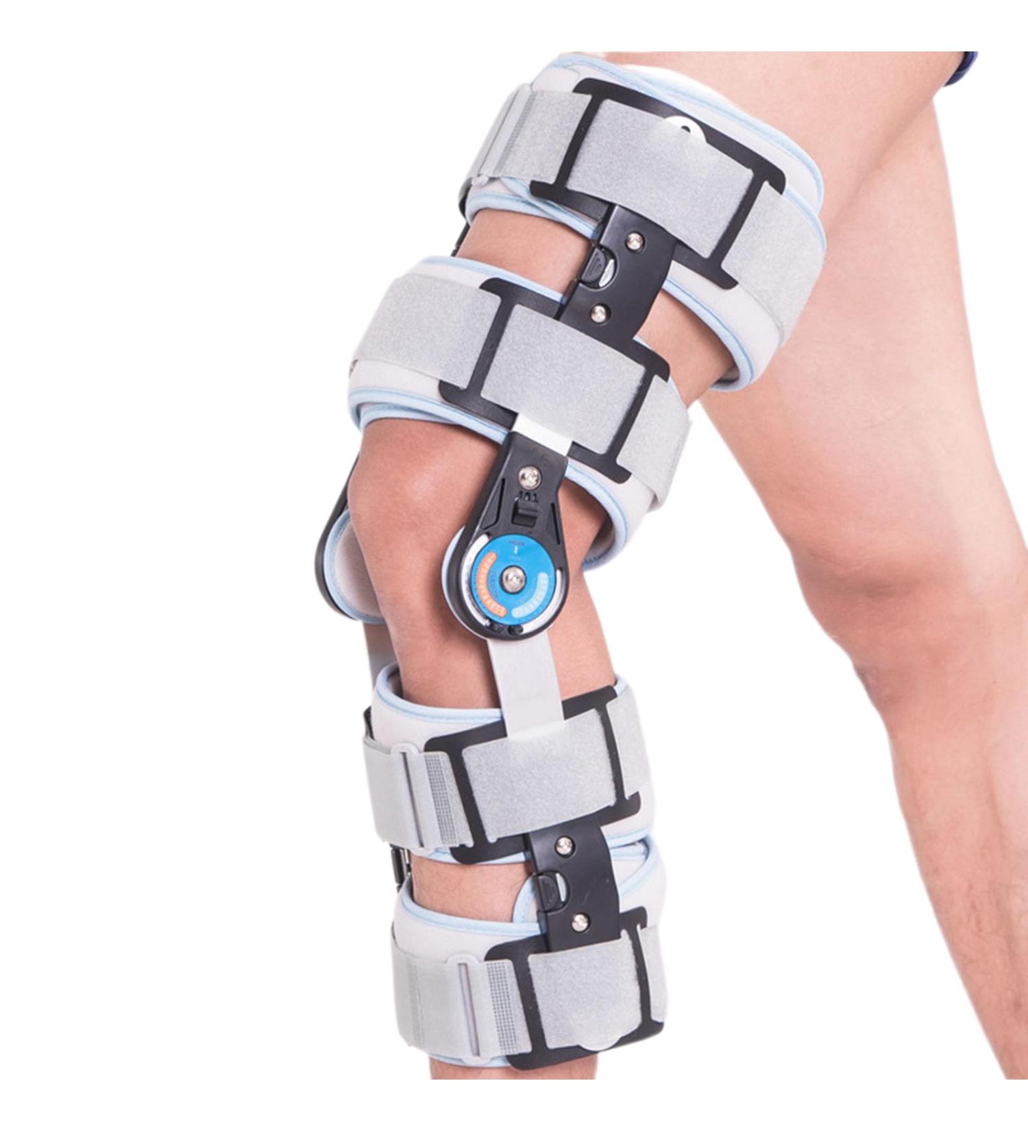 SFKLYU Unloader Knee Brace - Hinged Knee Immobilizer & Adjustable Support for Orthopedic Rehab Meniscus Tear Recovery - Buy Online on GoSupps.com