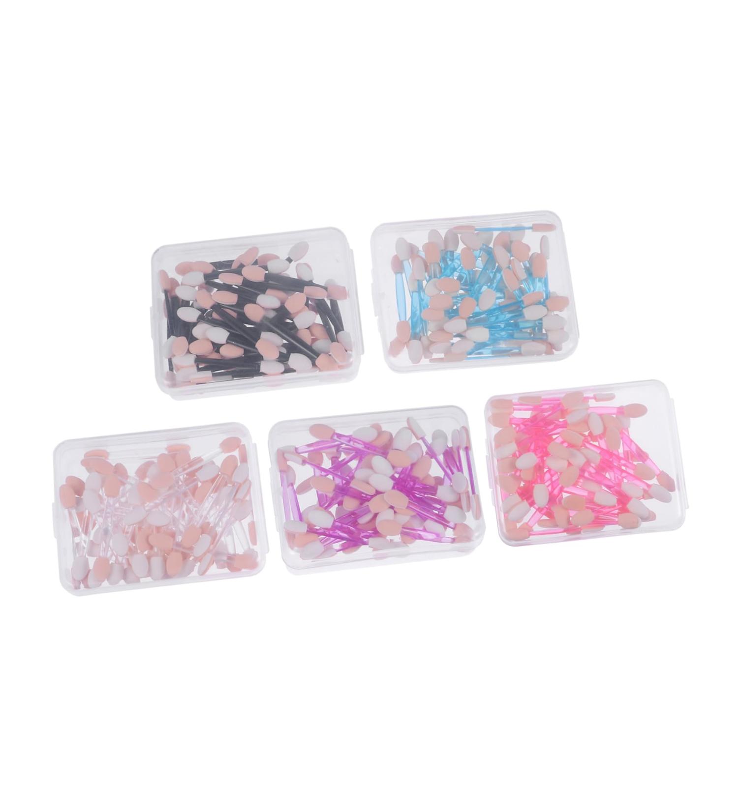 Housoutil 5 Boxes Double Ended Eyeshadow Brush Makeup Brush Eye Shadow Applicator Eye Shadow Sponge Face Cream - Buy Online on GoSupps.com