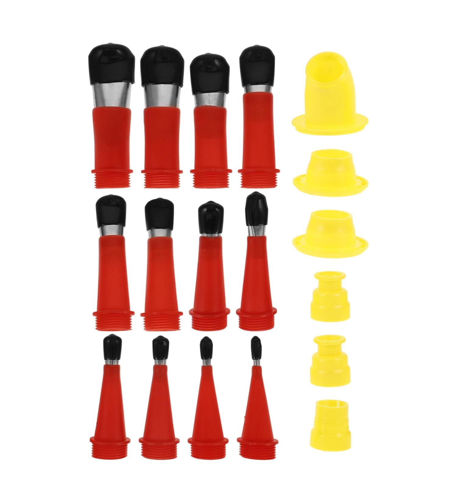 Homoyoyo Caulking Nozzle Set Stainless Steel Caulking Finishing Tool Practical Caulking Extension Nozzle - Buy Online on GoSupps.com