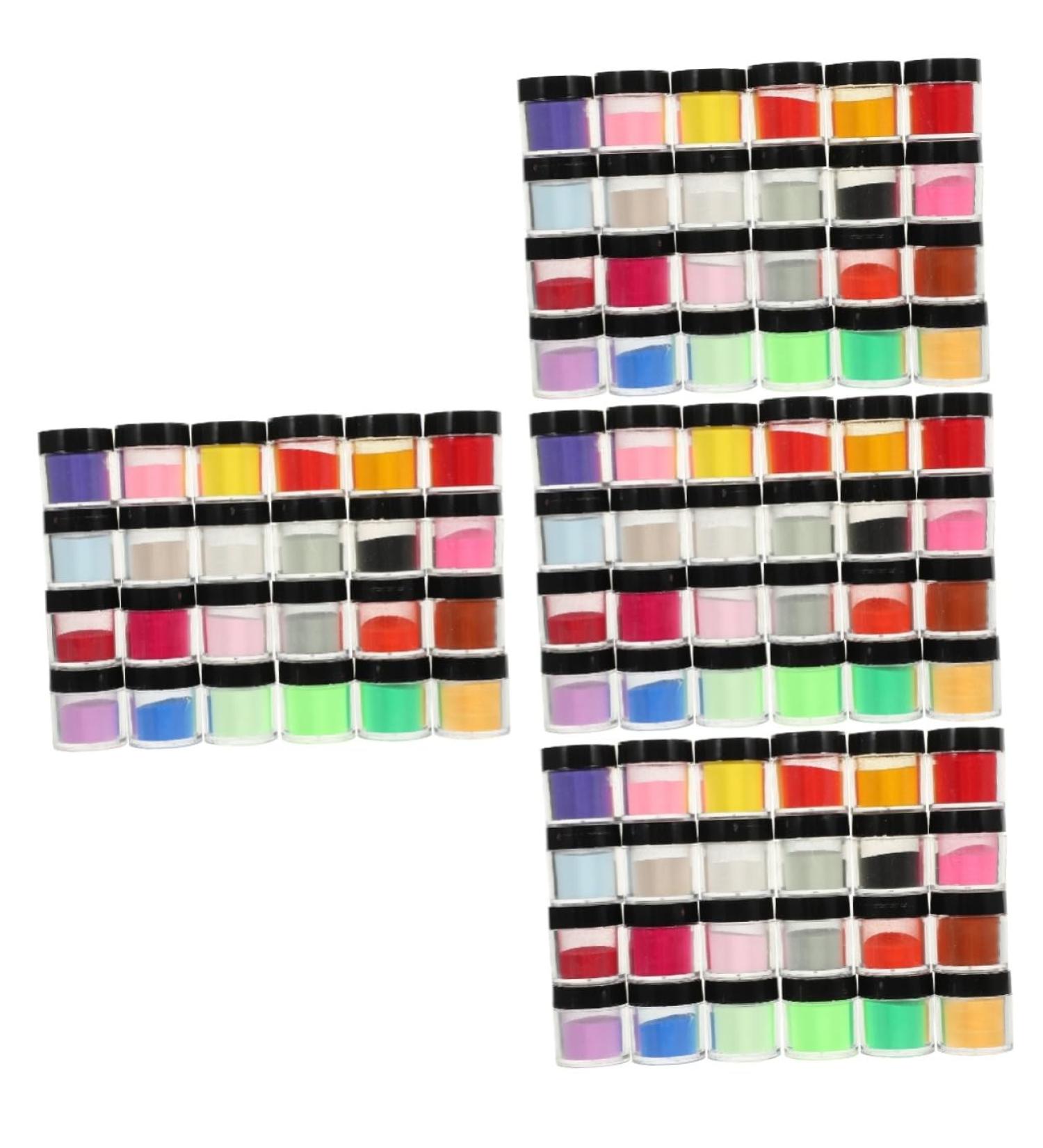 Baluue 96 Boxes Nail Crystal Powder Acrilicos De U as Neon Acrylic Pigment Powder for Nails Dip Powder Pp - Buy Online on GoSupps.com