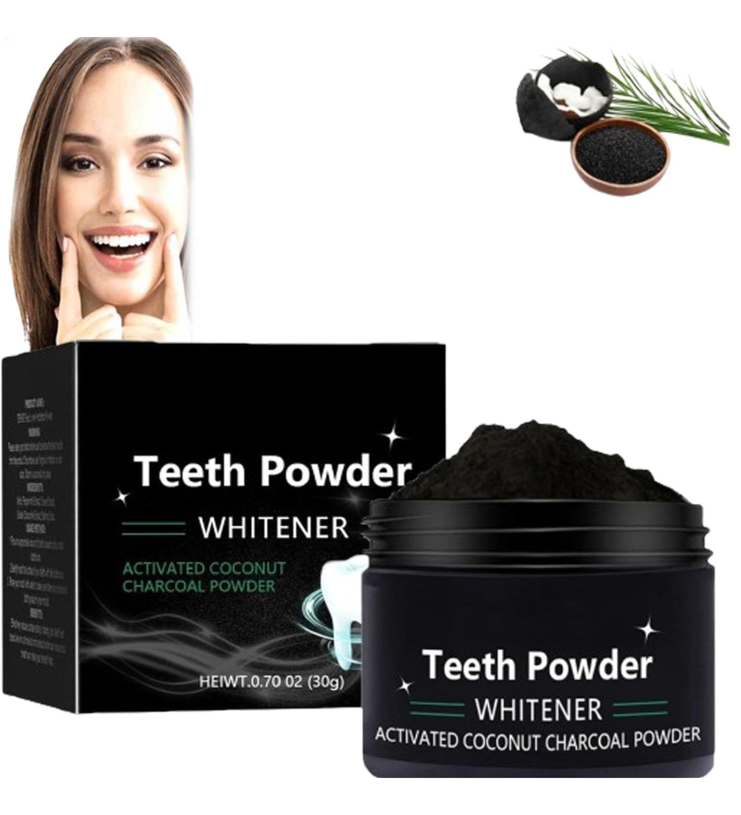 Cleopatra's Natural Tooth Elevator Powder - Activated Carbon Tooth Cleaning & Whitening - Gentle Tooth Powder (1 PC) - Buy Online on GoSupps.com