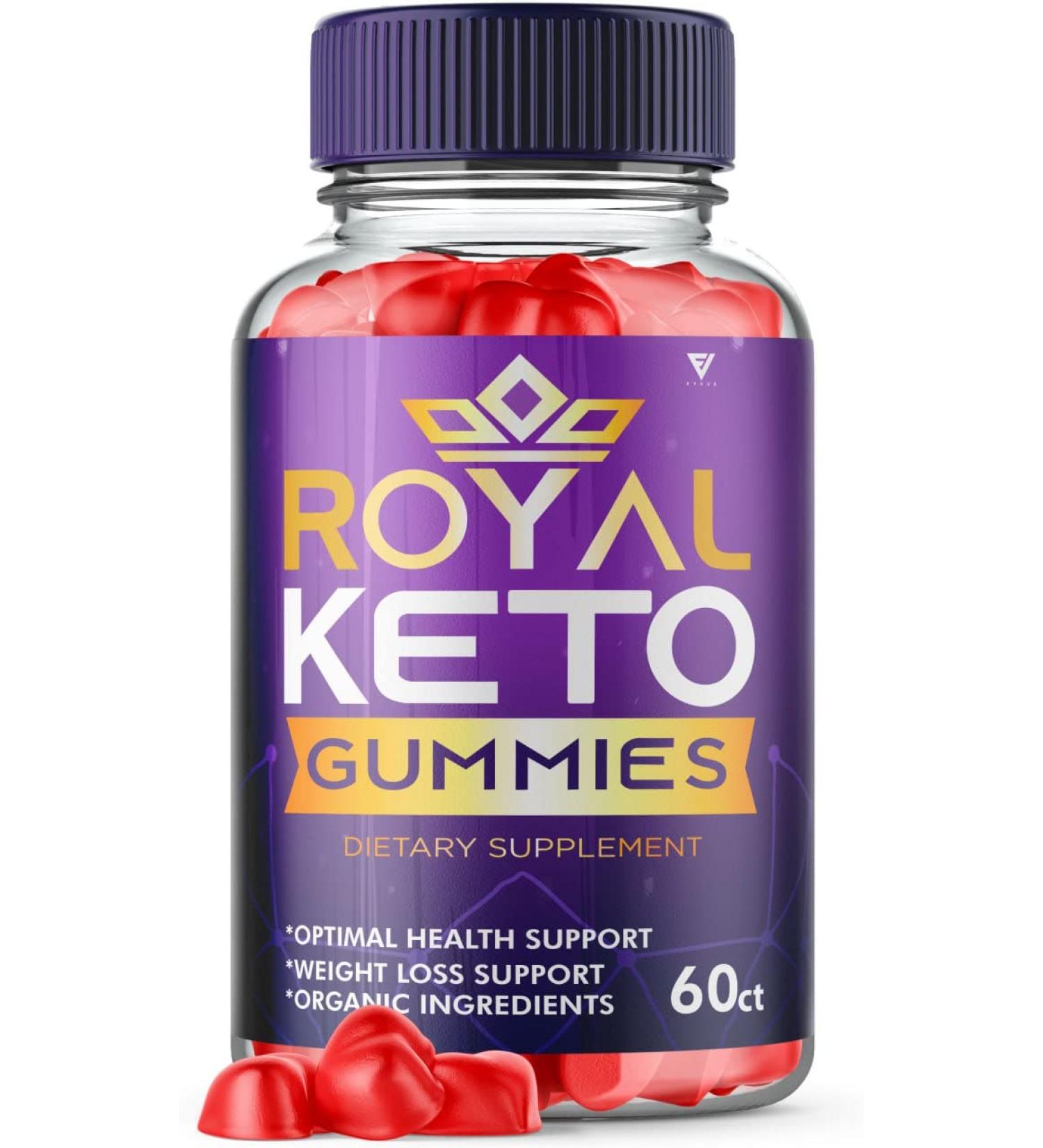 Royal Keto Gummies with Apple Cider Vinegar - Weight Loss Supplement for Men and Women - 60 Gummies - Buy Online on GoSupps.com
