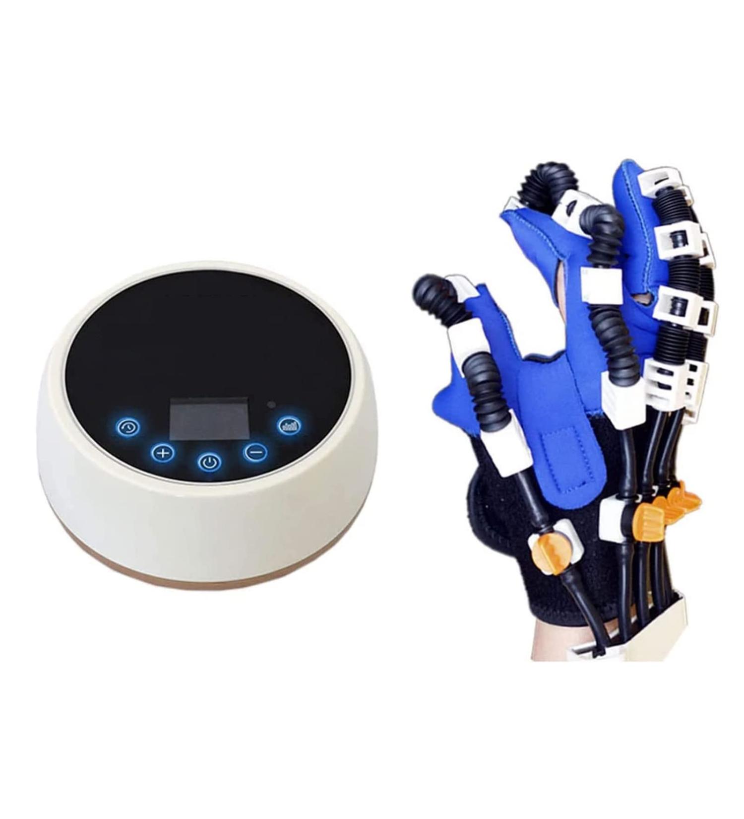 ZZBB Finger Rehabilitation Gloves Hand Rehabilitation Device Hand Exerciser for Passive Training Finger Flexion Correction for Stroke Hemiplegia Patients Left Large