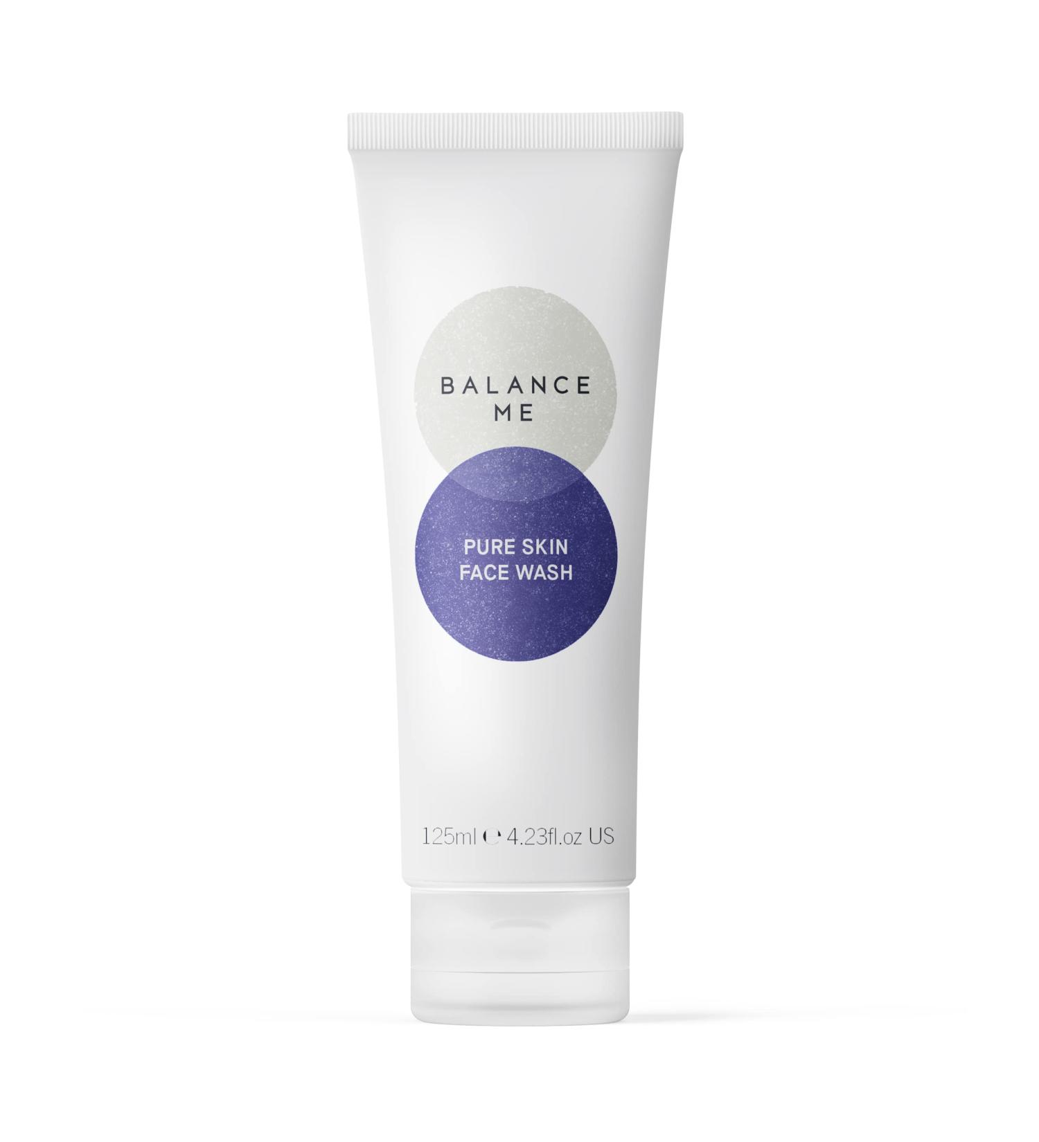 Balance Me Pure Skin Face Wash 4.23 Fl Oz - Gentle Daily Cleanser for Clear and Healthy Skin - Buy Online on GoSupps.com