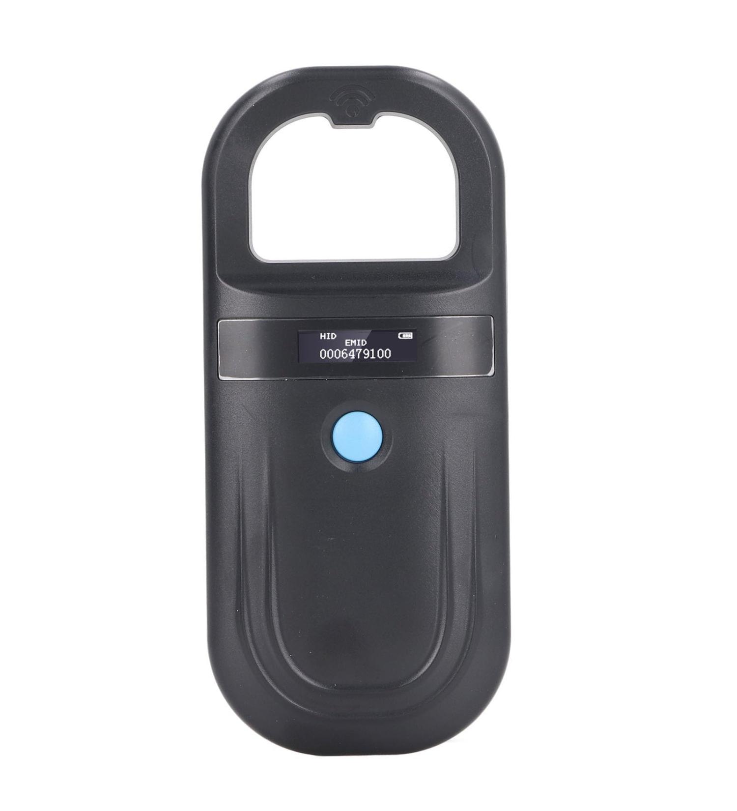 Portable Pet ID Microchip Reader | 134.2kHz Black Rechargeable Animal Chip Scanner | Pet Tag Scanner for Global Shipping - Buy Online on GoSupps.com