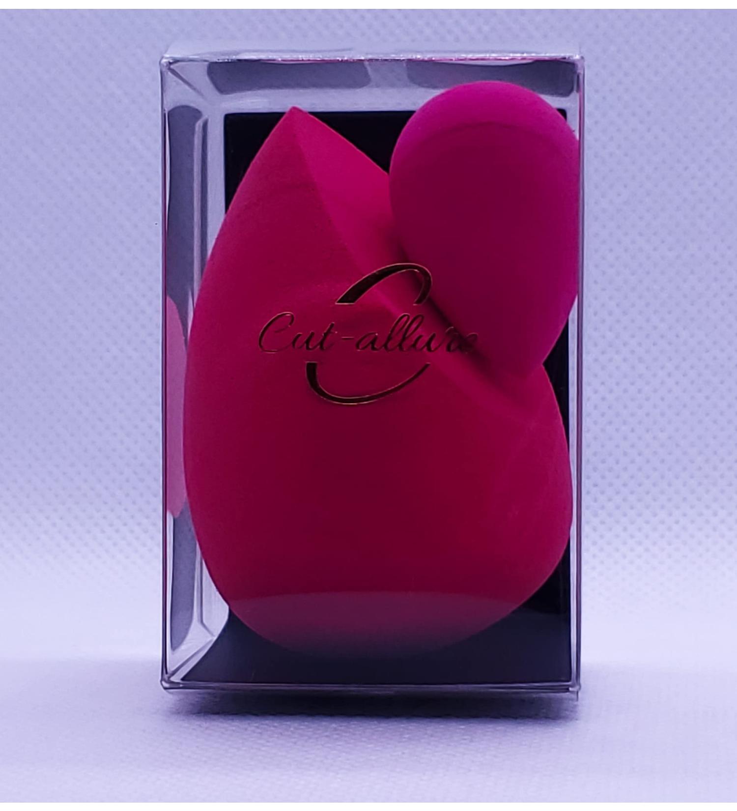 Cut-Allure Pink Beauty Blender Set - Medium & Small Makeup Sponges for Flawless Application | Personal Care Essentials - Buy Online on GoSupps.com