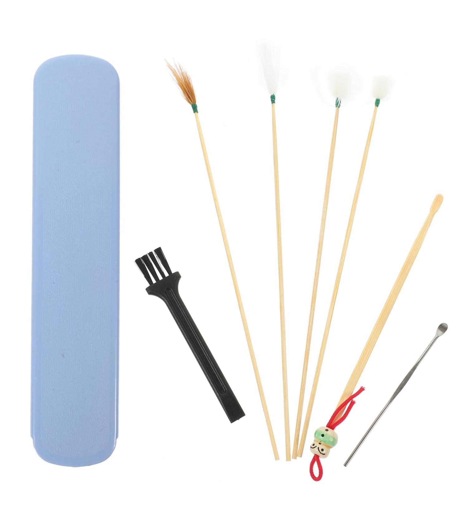 HAPINARY 1 Set Ear Picking Kit - Spiral Ear Wax Remover & Wooden Ear Pick - Professional Ear Cleaners for Household Cleaning - Buy Online on GoSupps.com