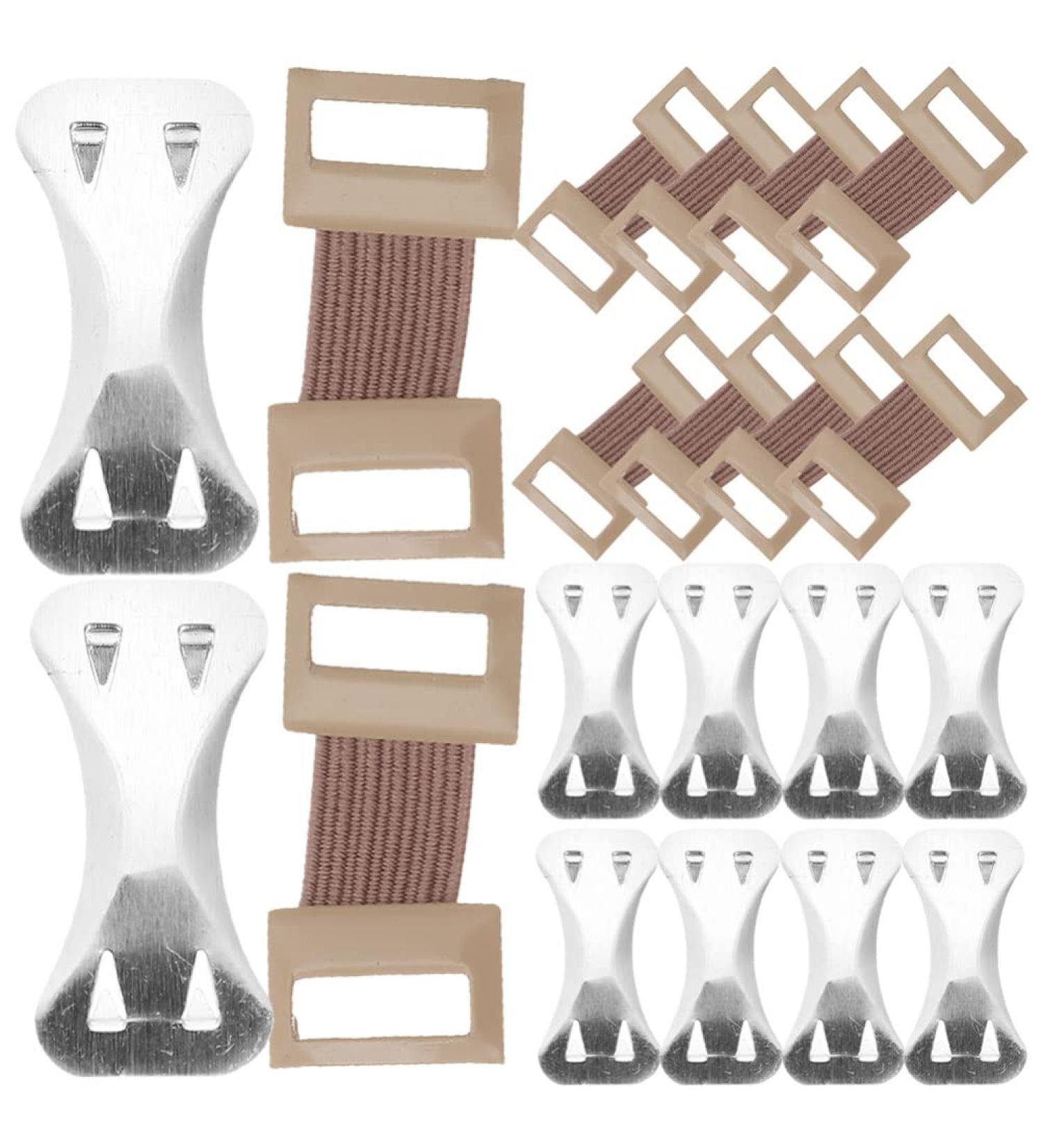 Buy Beavorty Elastic Buckle Stretch Gauze Clips - Flexible Metal Clips & Clasps for All Your Needs | International Shipping Available - Buy Online on GoSupps.com