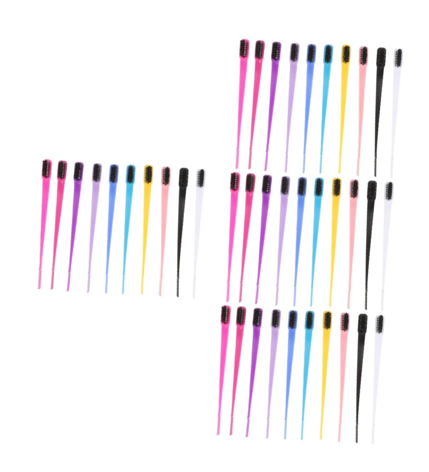 NOLITOY 40 Pcs Double Head Eyebrow Brush Set - Ultimate Beauty Tool for Perfect Brows & Lashes - Eyebrow Comb Mascara Brushes and Spoolies for Flawless Makeup - Buy Online on GoSupps.com