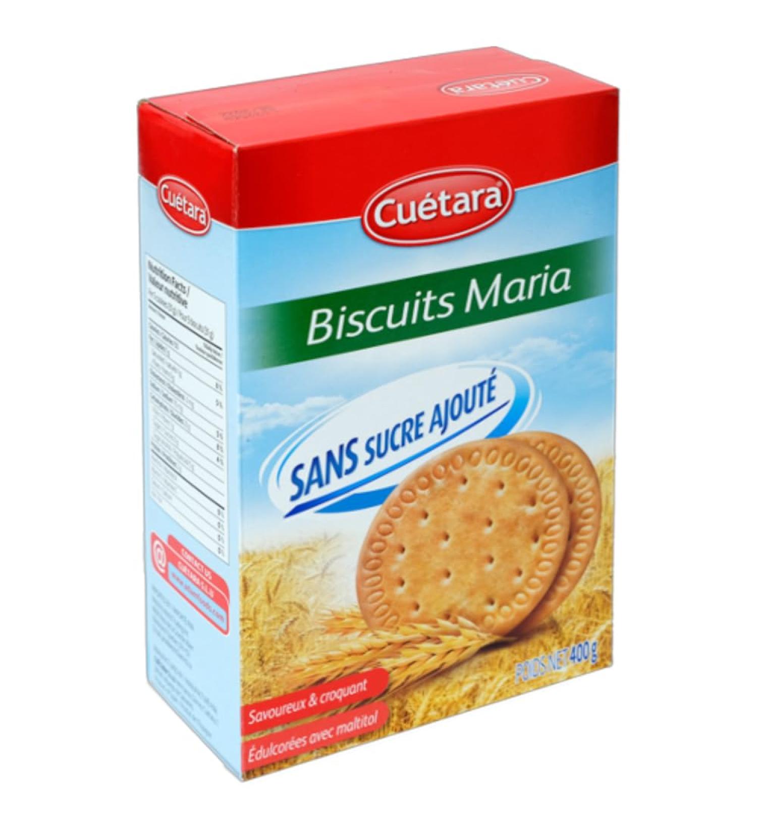 Delicious and Crunchy Maria Biscuits No Sugar Added Maria Cookies - Snacks for Kids by Cuetara - Cookies and Snacks Product of Portugal - 400g - Buy Online on GoSupps.com
