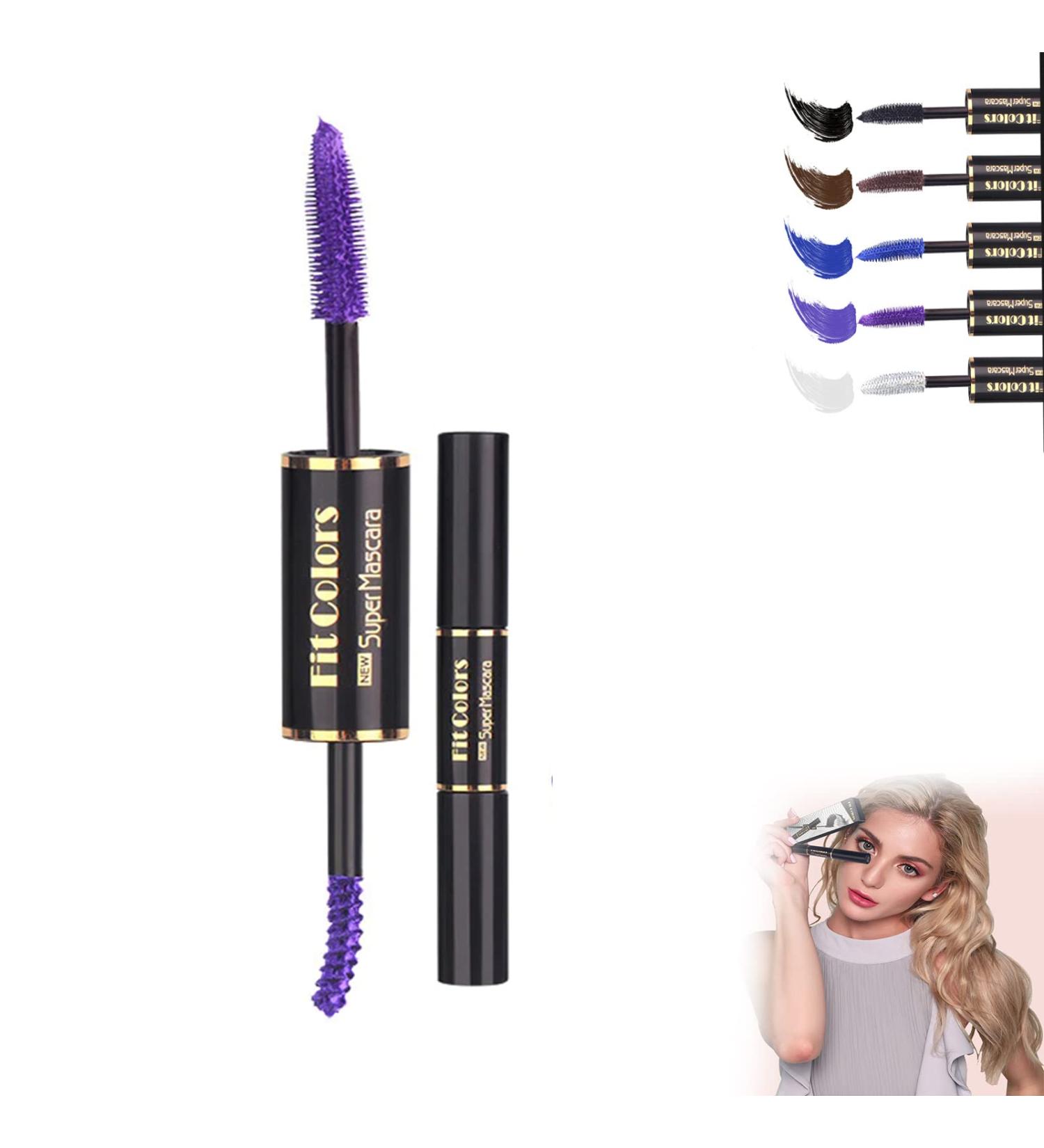 Long Lasting Smudge Proof Lash Sensational Mascara Waterproof Mascara Lengthening Mascara Long-Lasting No Flaking No Clumping (Purple 5PCS) Purple 5PCS - Buy Online on GoSupps.com