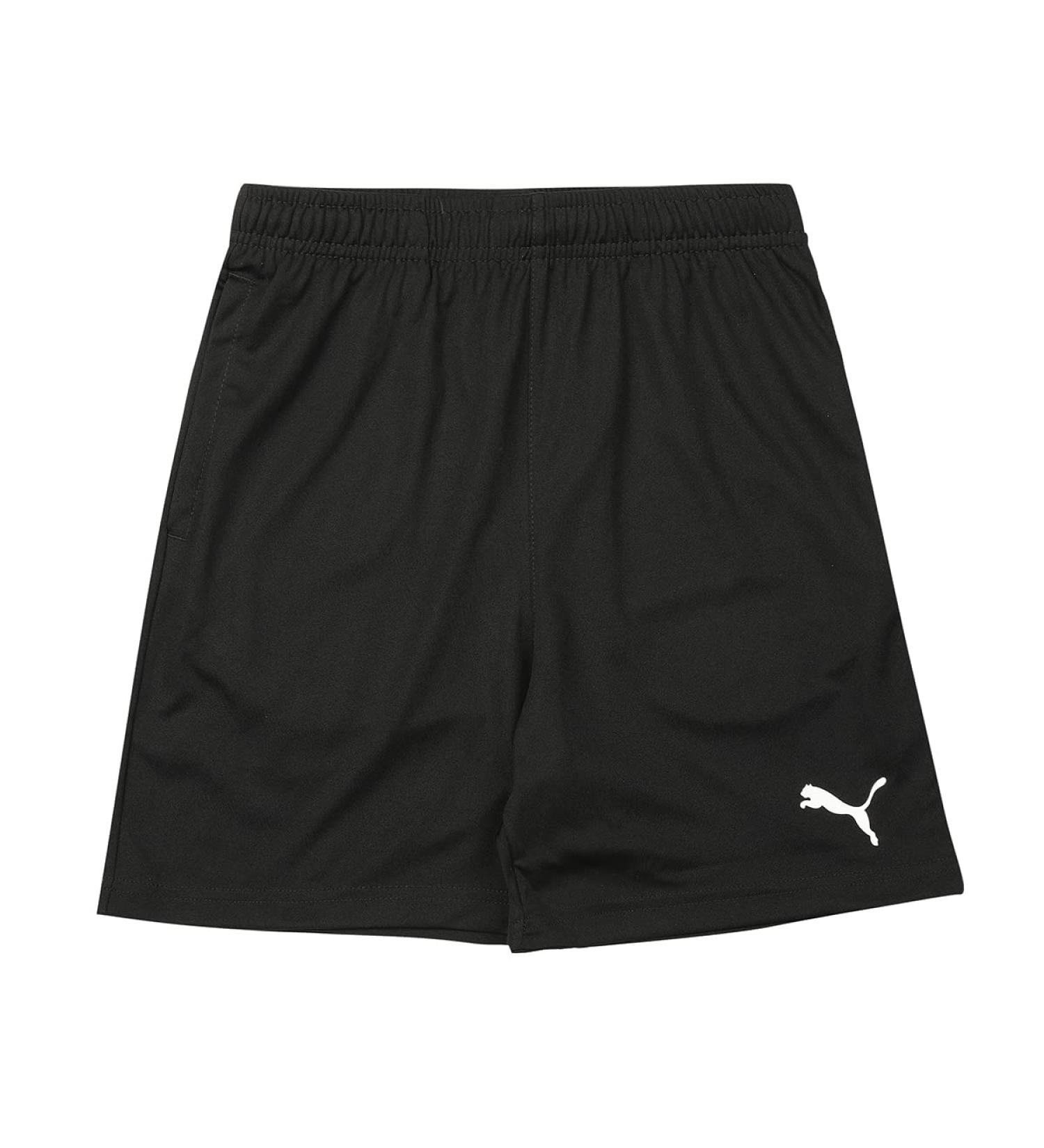 PUMA Unisex Kids Teamrise Training Shorts Jr 152 | Puma Black-Puma White | International Shipping Available - Buy Online on GoSupps.com