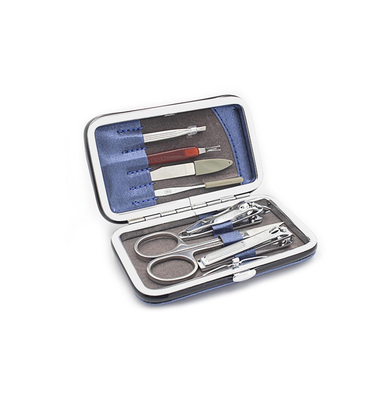 Nail Scissors Nail Clippers Set Professional Manicure Set Nail Care Tools with Tweezers Nail File for Women and Man Toenail Clippers (Color : Blue) - Buy Online on GoSupps.com
