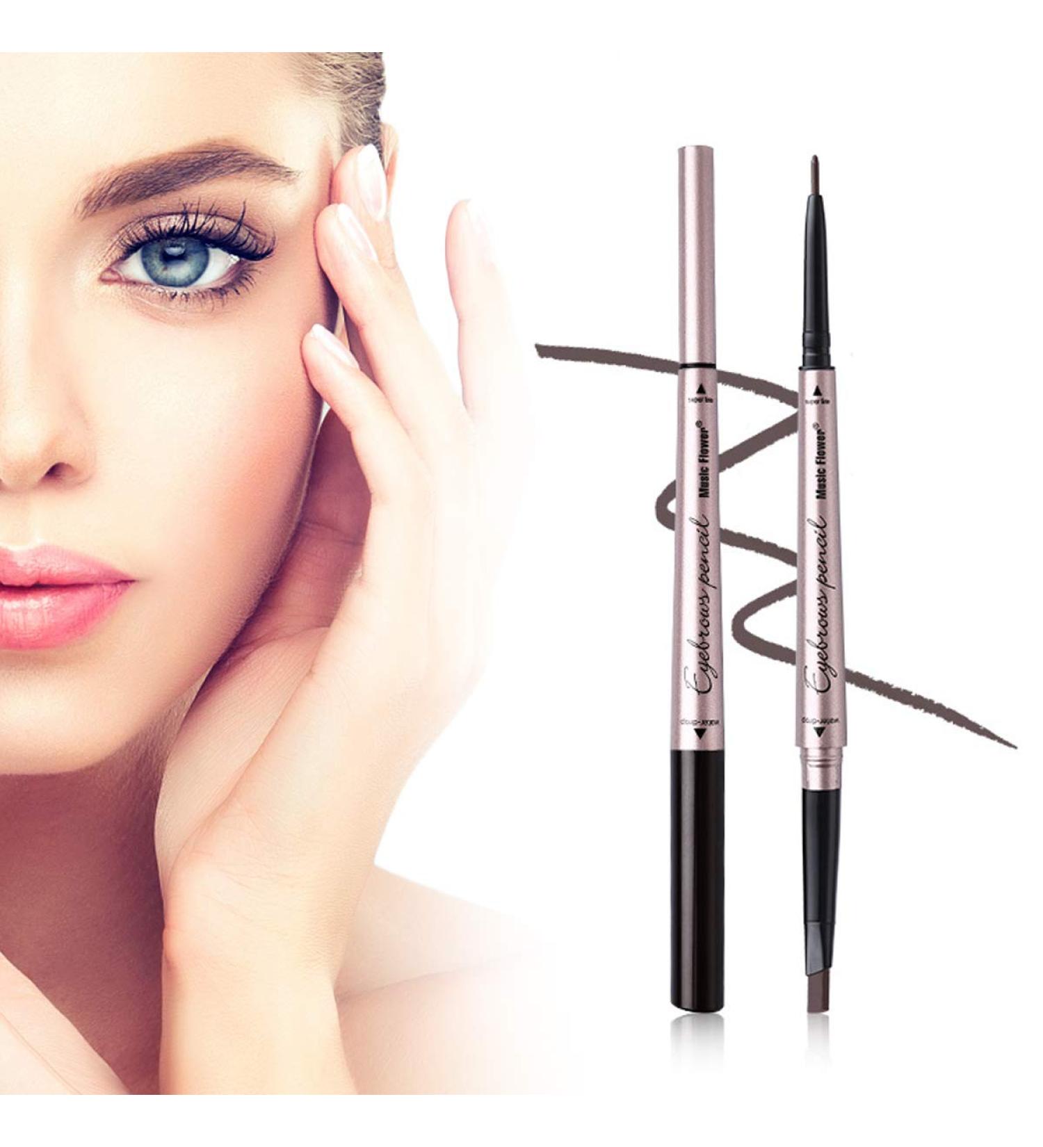 1PCS Music Flower Miniature Eyebrow Dotting Pen Double Head 2 Ways Long Lasting Liquid Eyebrow Pen Fine Sketch Waterproof Eye Makeup Eyebrow Tattoo Super Durable - Buy Online on GoSupps.com