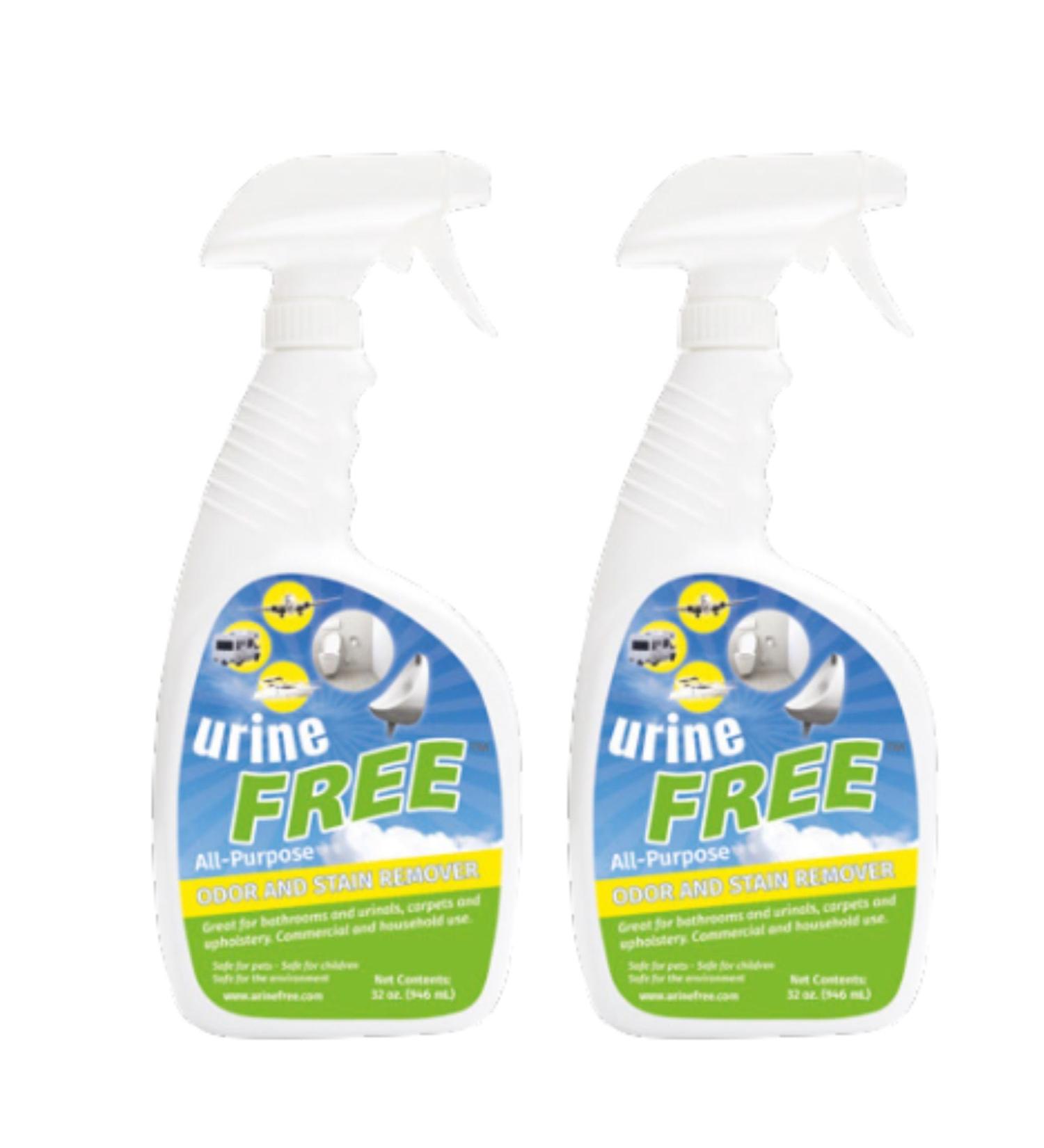 UrineFree - PetFresh - Odor & Stain Remover from any surface Suitable for Carpets Upholstery and Hardwood Floors - for Children Dogs and Cats - Household Uses (32 oz / 946 ml - Pack of 2) - Buy Online on GoSupps.com