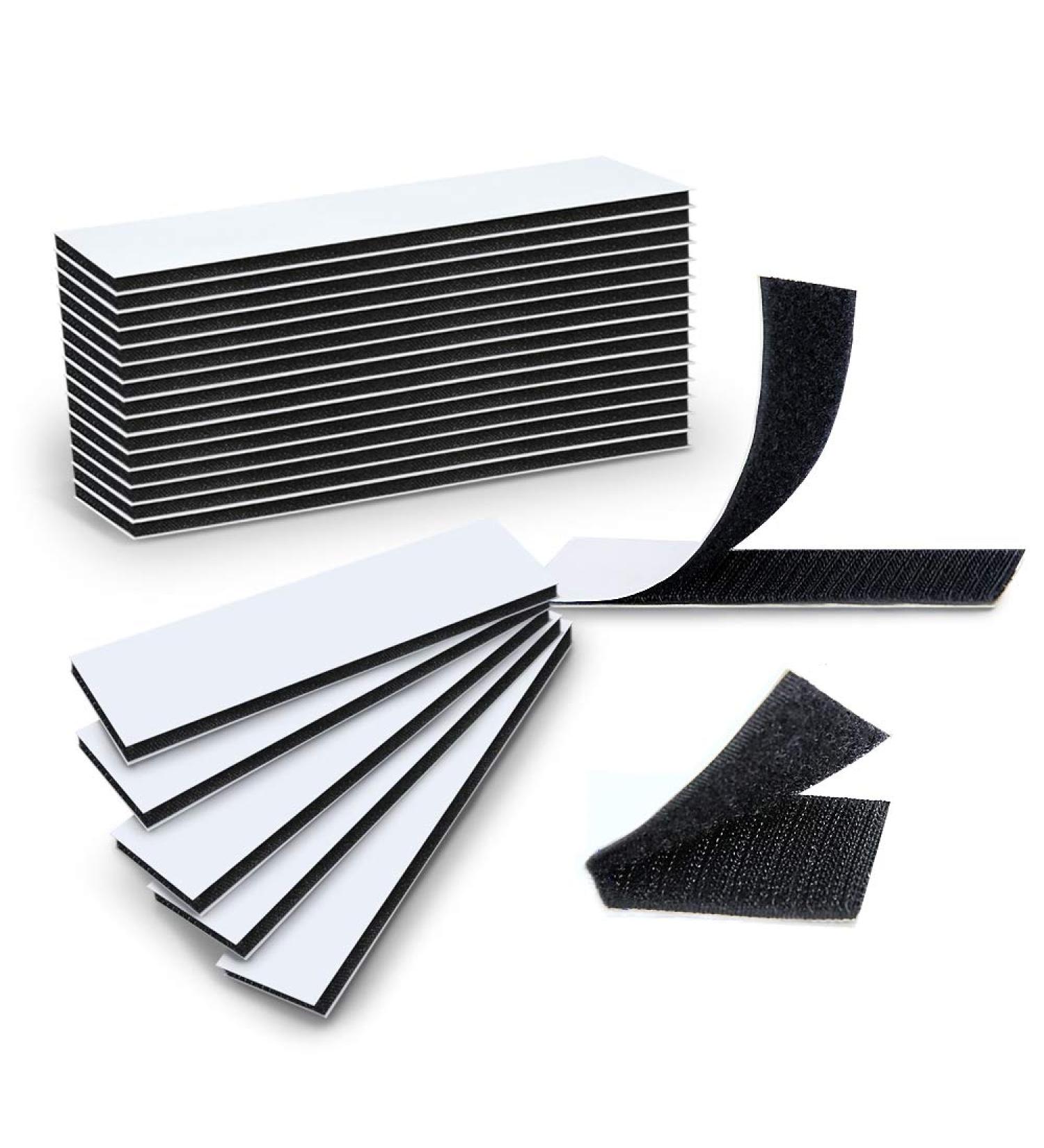 15Pcs Professional Self Adhesive Hook and Loop Sticky Back Fastener  Double-Sided Fasten Interlocking Tape for Home and Office Use  1.2 x 4.7 Inch 1.2 x 4.7 inch-15sets - Buy Online on GoSupps.com