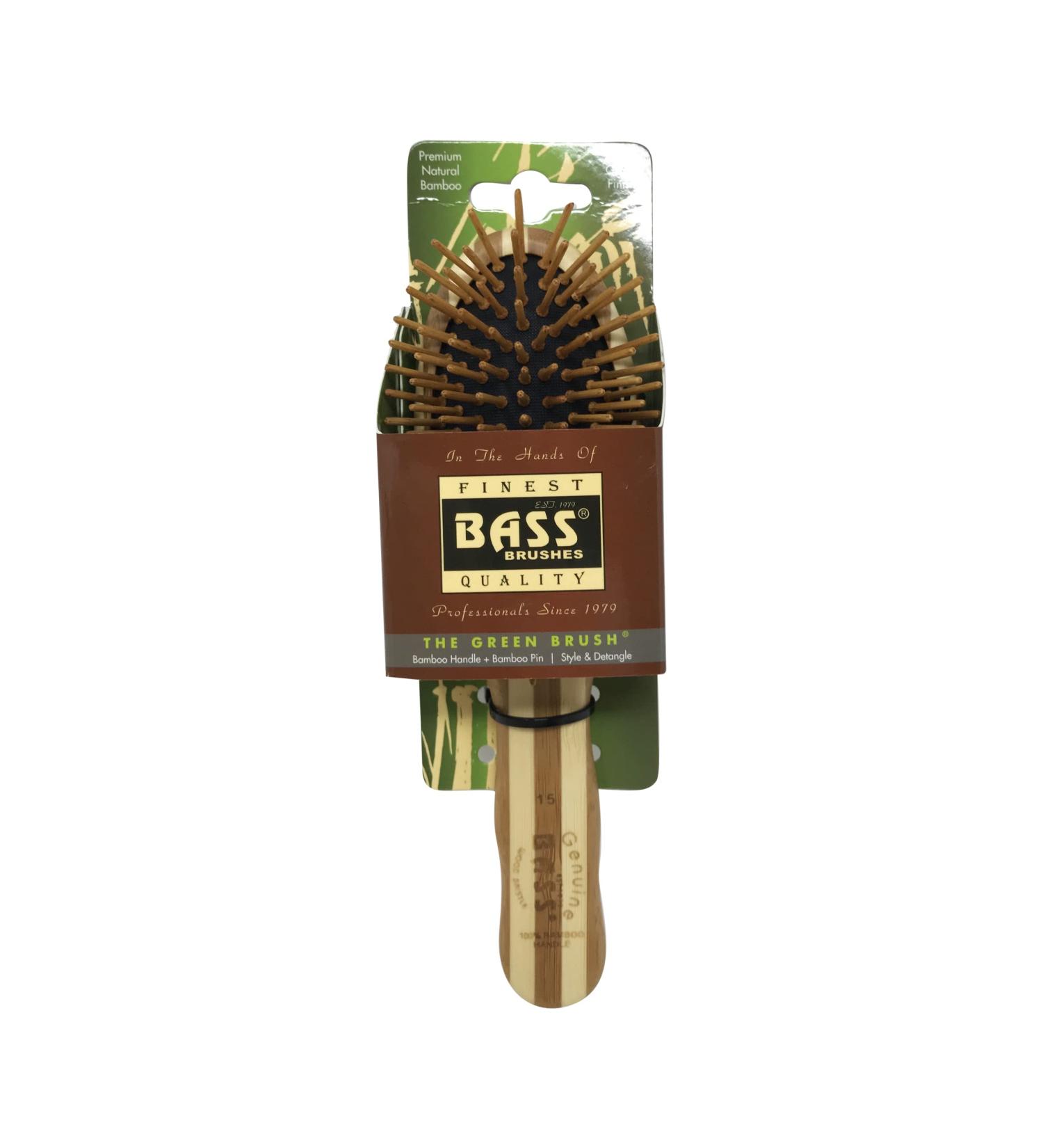 Eco-Friendly Bamboo Hair Brush - Small Oval Bass Brushes | The Green Brush - Buy Online on GoSupps.com